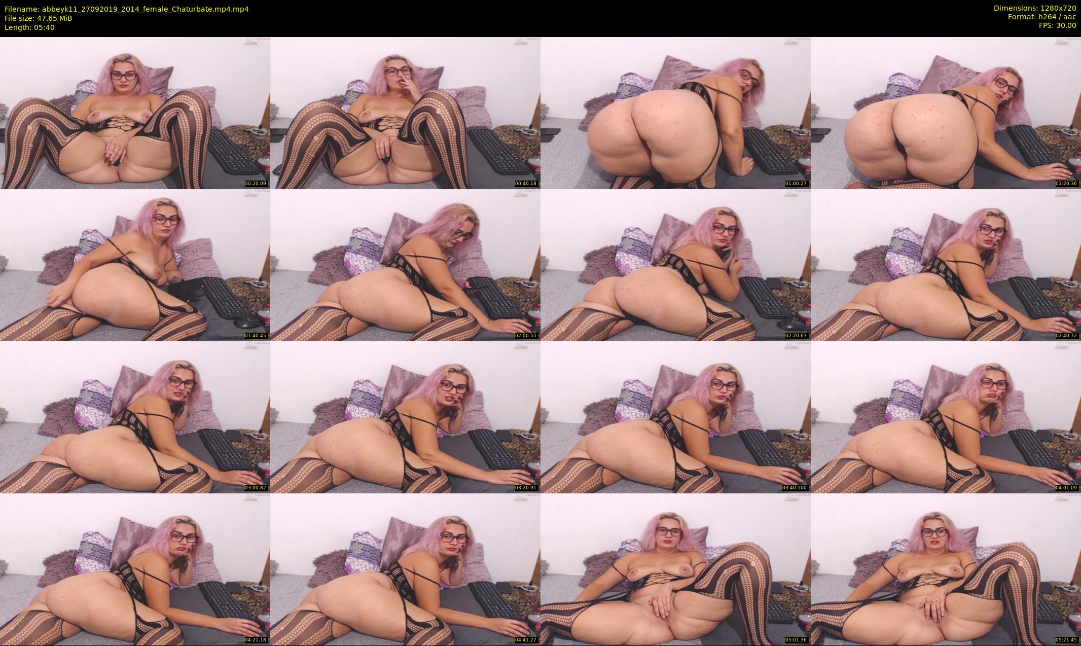 abbeyk11 — 6 minute Chaturbate female cam show recording, 720p, Sep 27, 2019