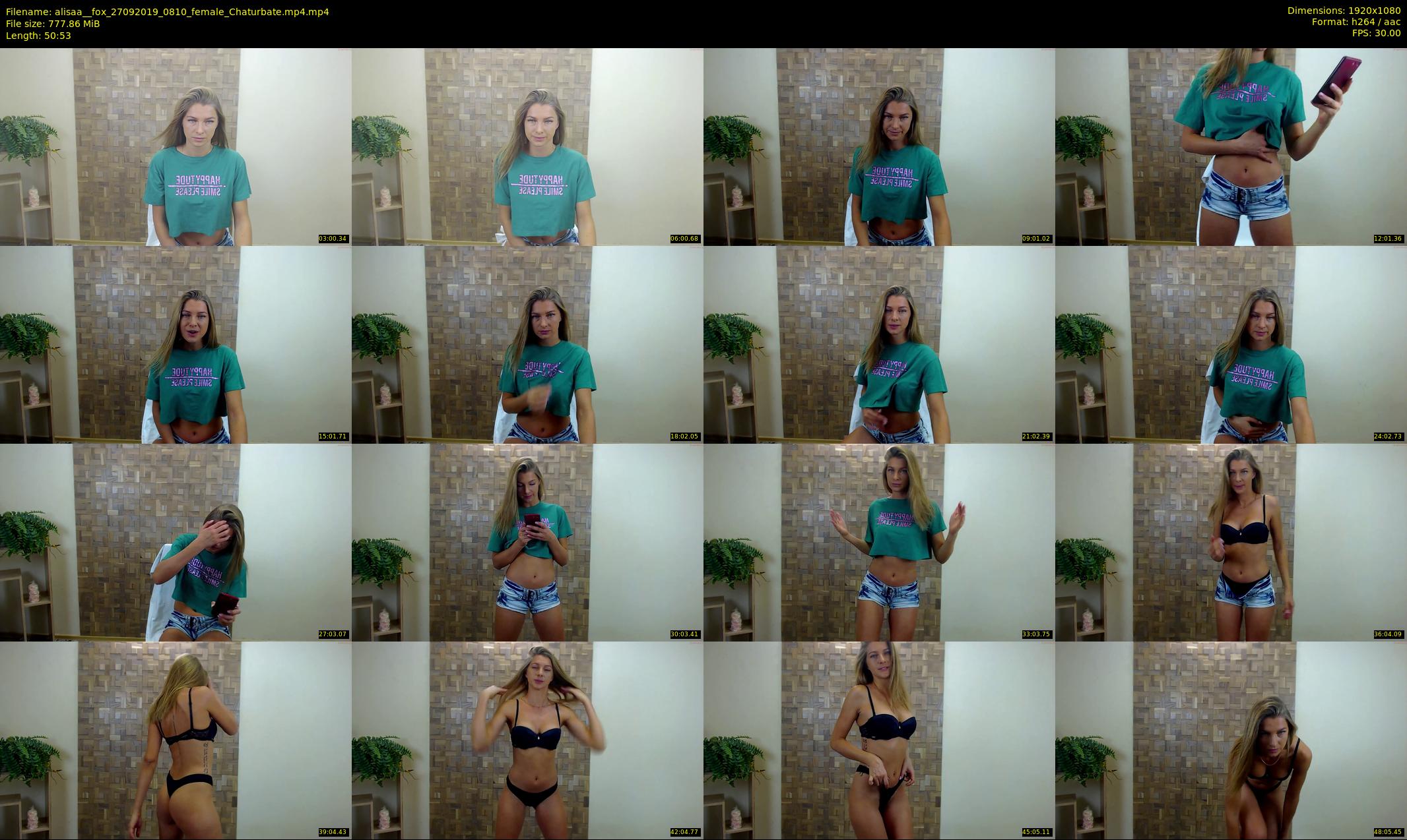 alisaa__fox — 51 minute Chaturbate female cam show recording, 1080p, Sep 27, 2019