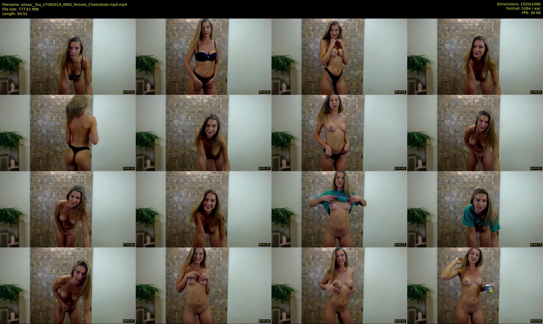 alisaa__fox — 51 minute Chaturbate female cam show recording, 1080p, Sep 27, 2019