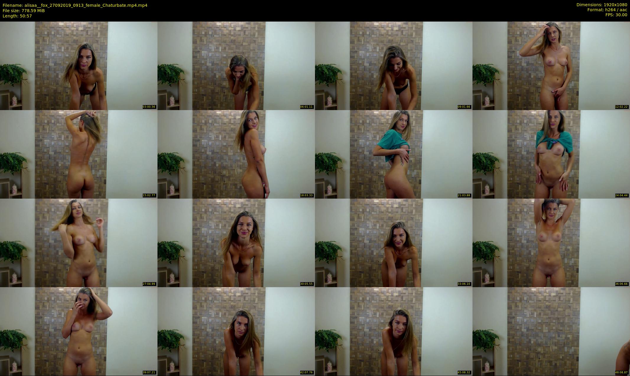 alisaa__fox — 51 minute Chaturbate female cam show recording, 1080p, Sep 27, 2019