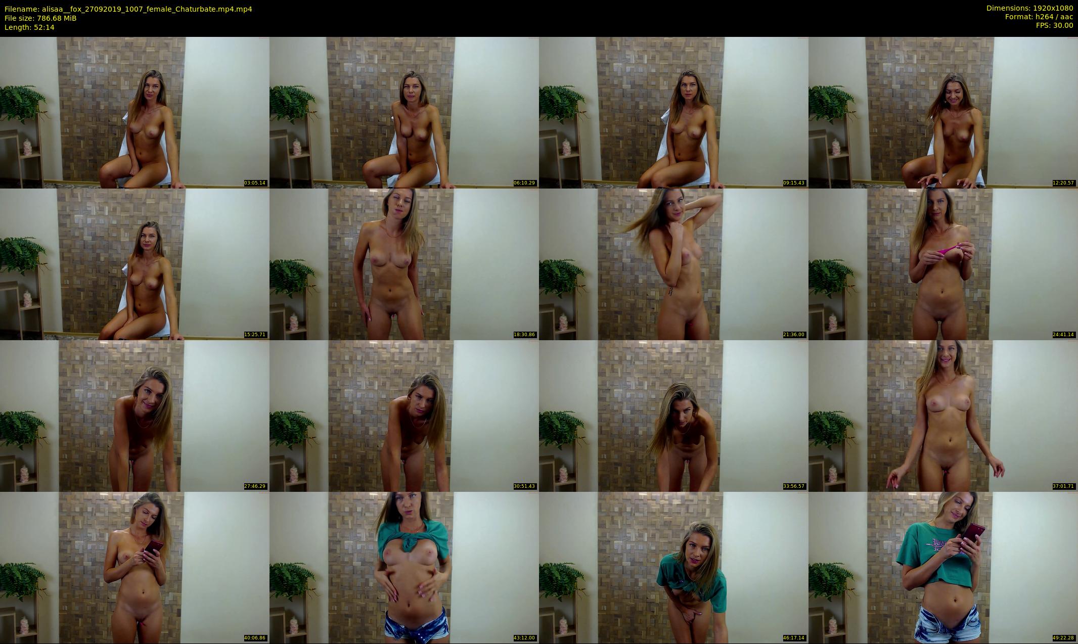 alisaa__fox — 53 minute Chaturbate female cam show recording, 1080p, Sep 27, 2019