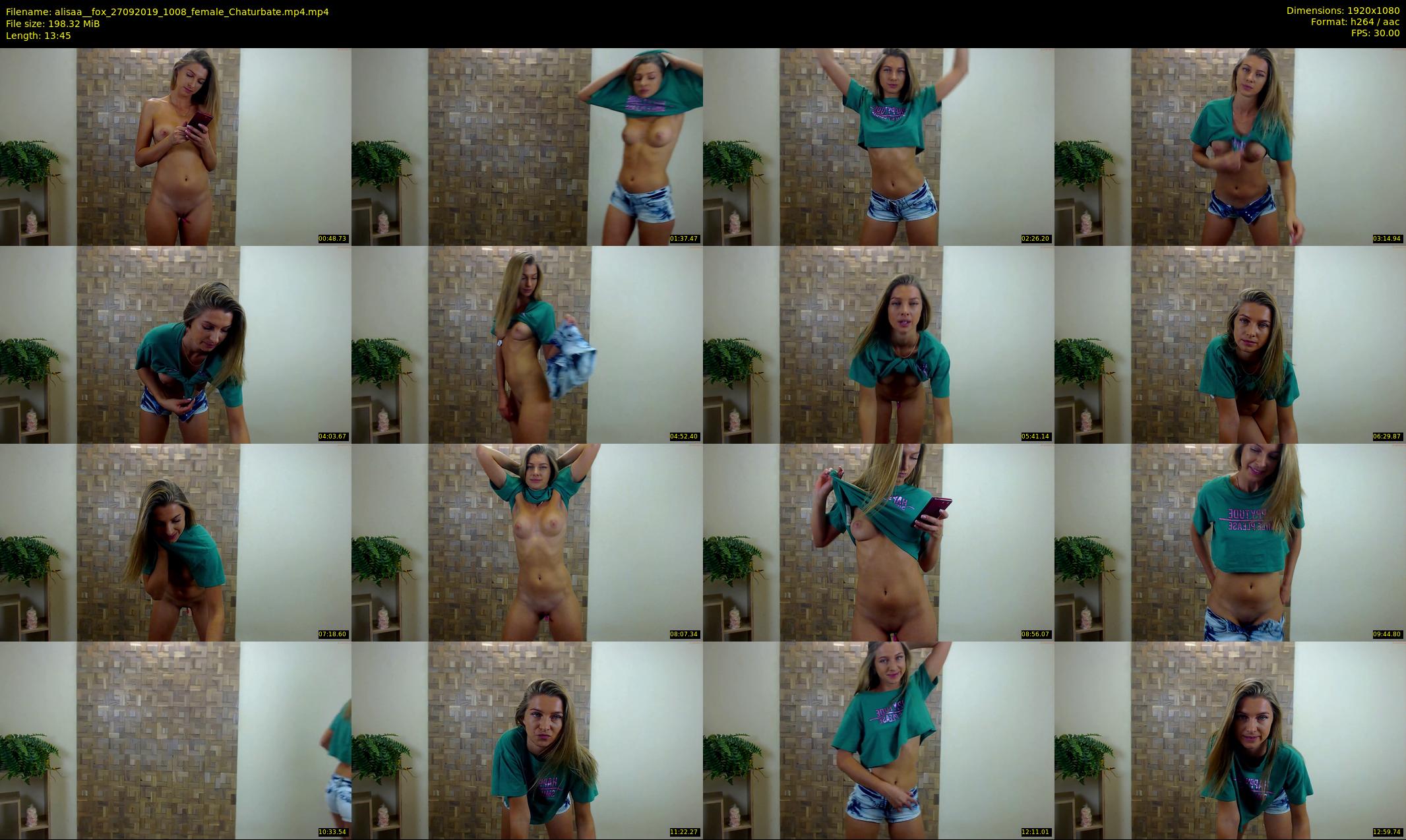 alisaa__fox — 14 minute Chaturbate female cam show recording, 1080p, Sep 27, 2019