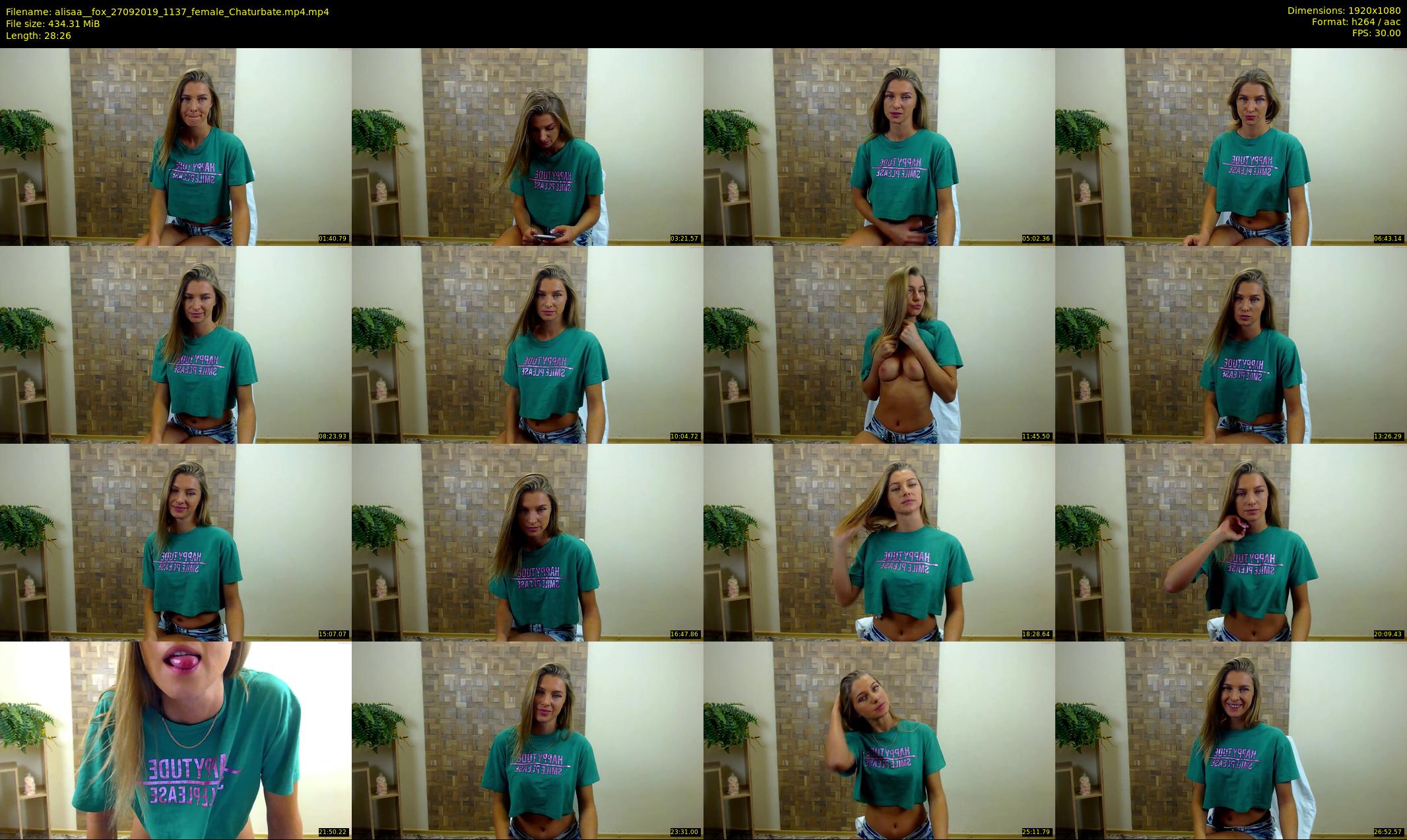 alisaa__fox — 29 minute Chaturbate female cam show recording, 1080p, Sep 27, 2019