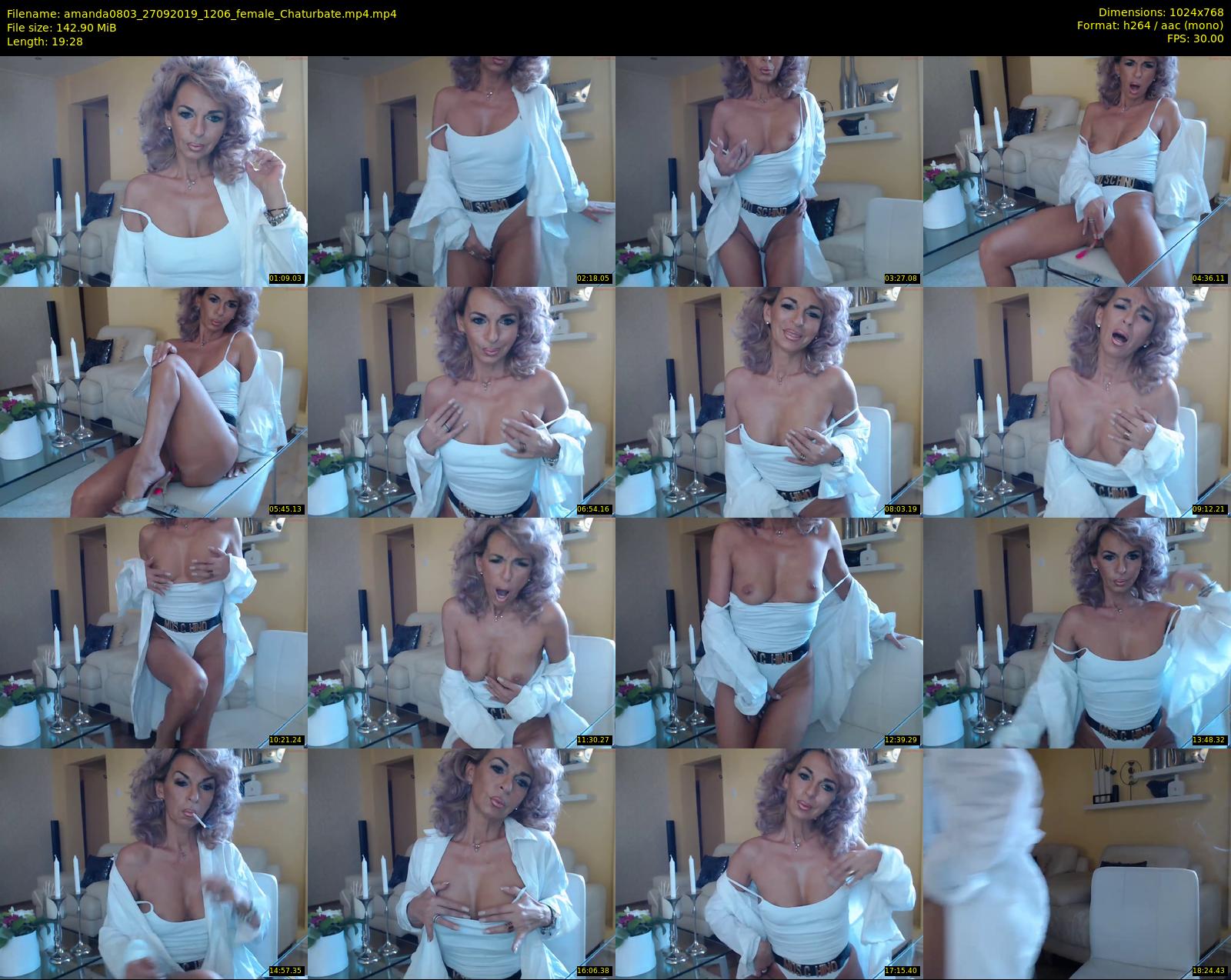 amanda0803 — 20 minute Chaturbate female cam show recording, 720p, Sep 27, 2019