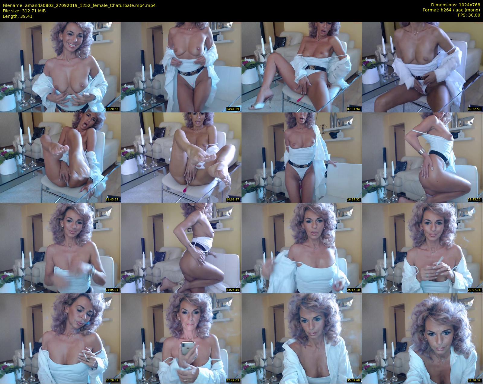 amanda0803 — 40 minute Chaturbate female cam show recording, 720p, Sep 27, 2019