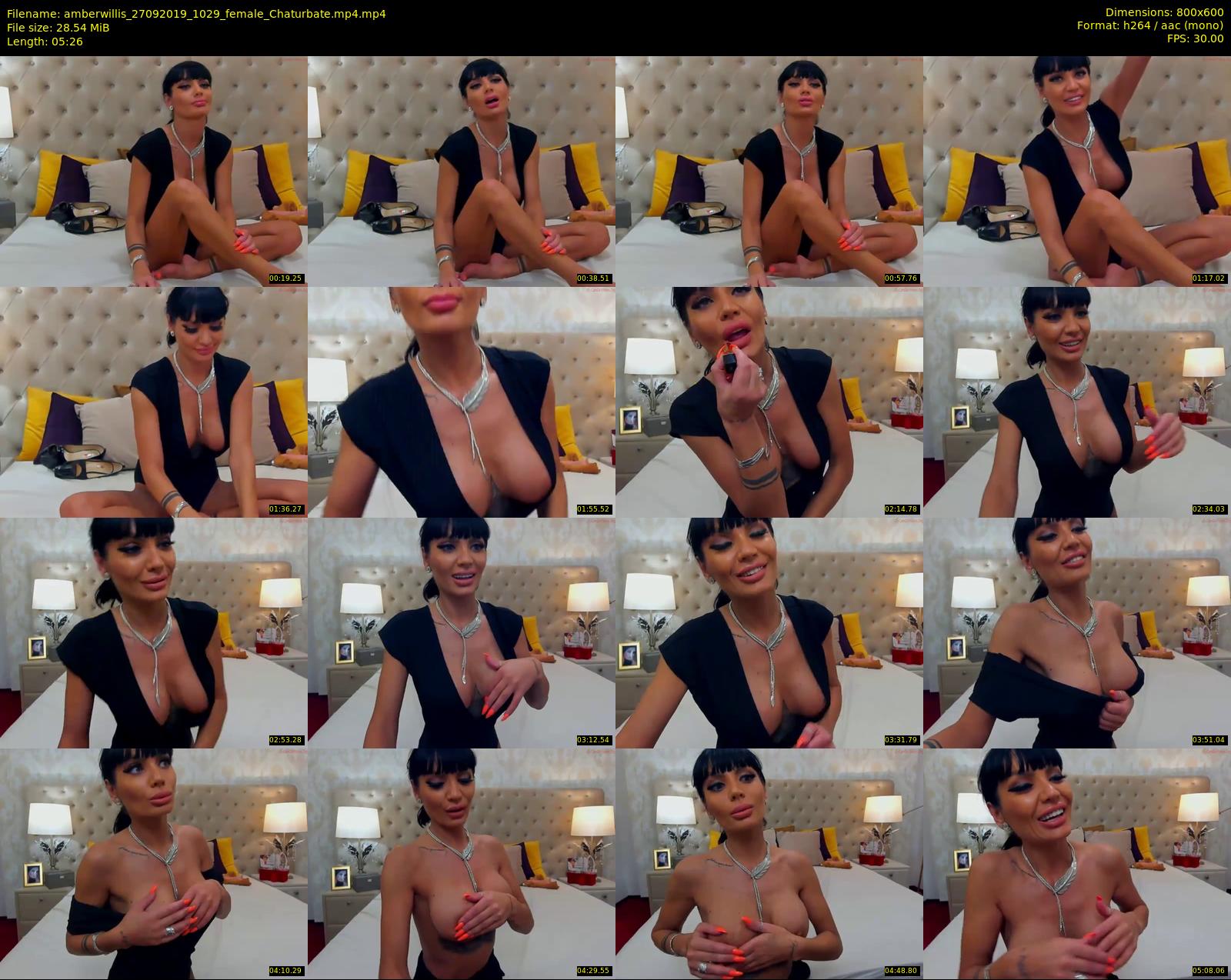 amberwillis — 6 minute Chaturbate female cam show recording, 480p, Sep 27, 2019