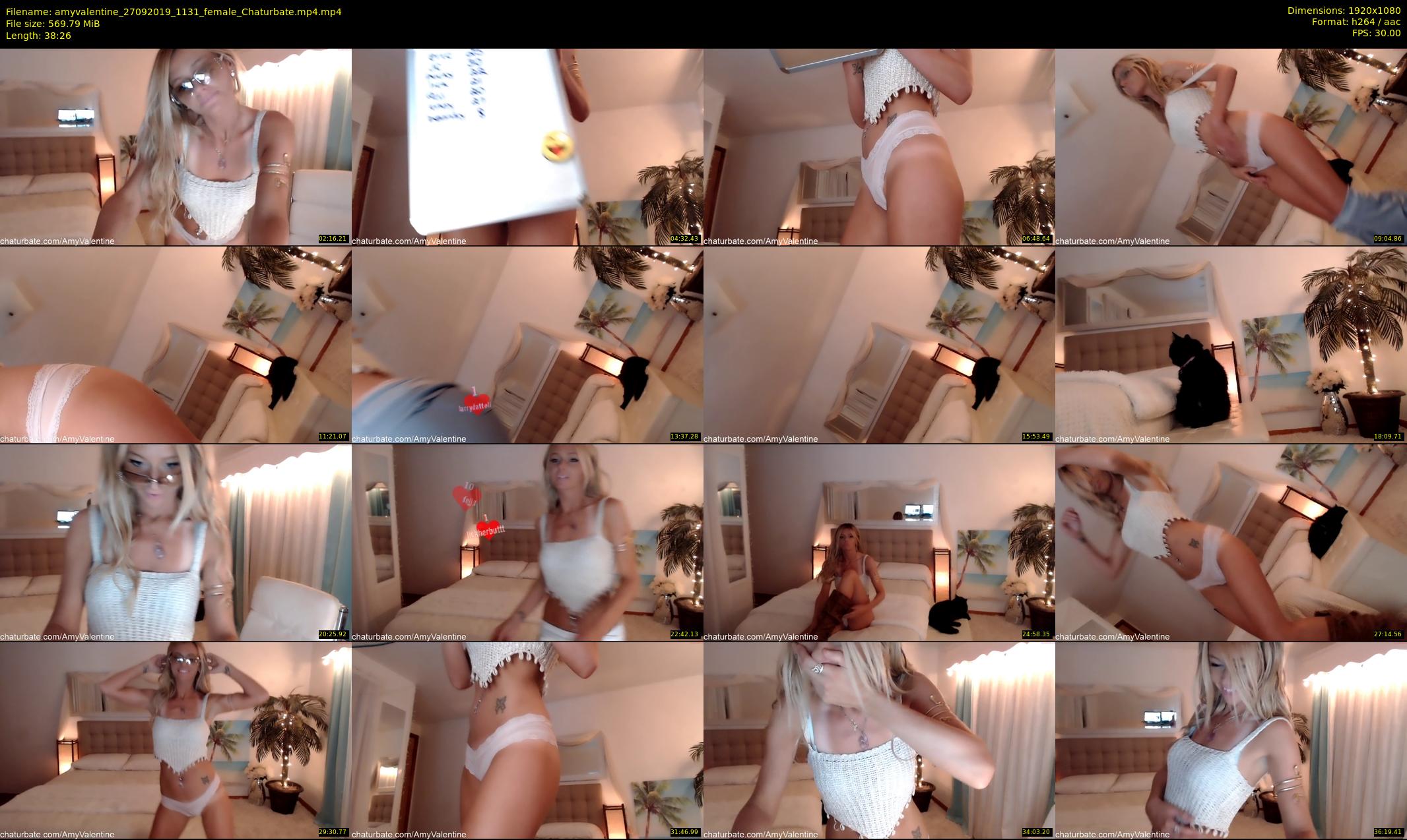 amyvalentine — 39 minute Chaturbate female cam show recording, 1080p, Sep 27, 2019