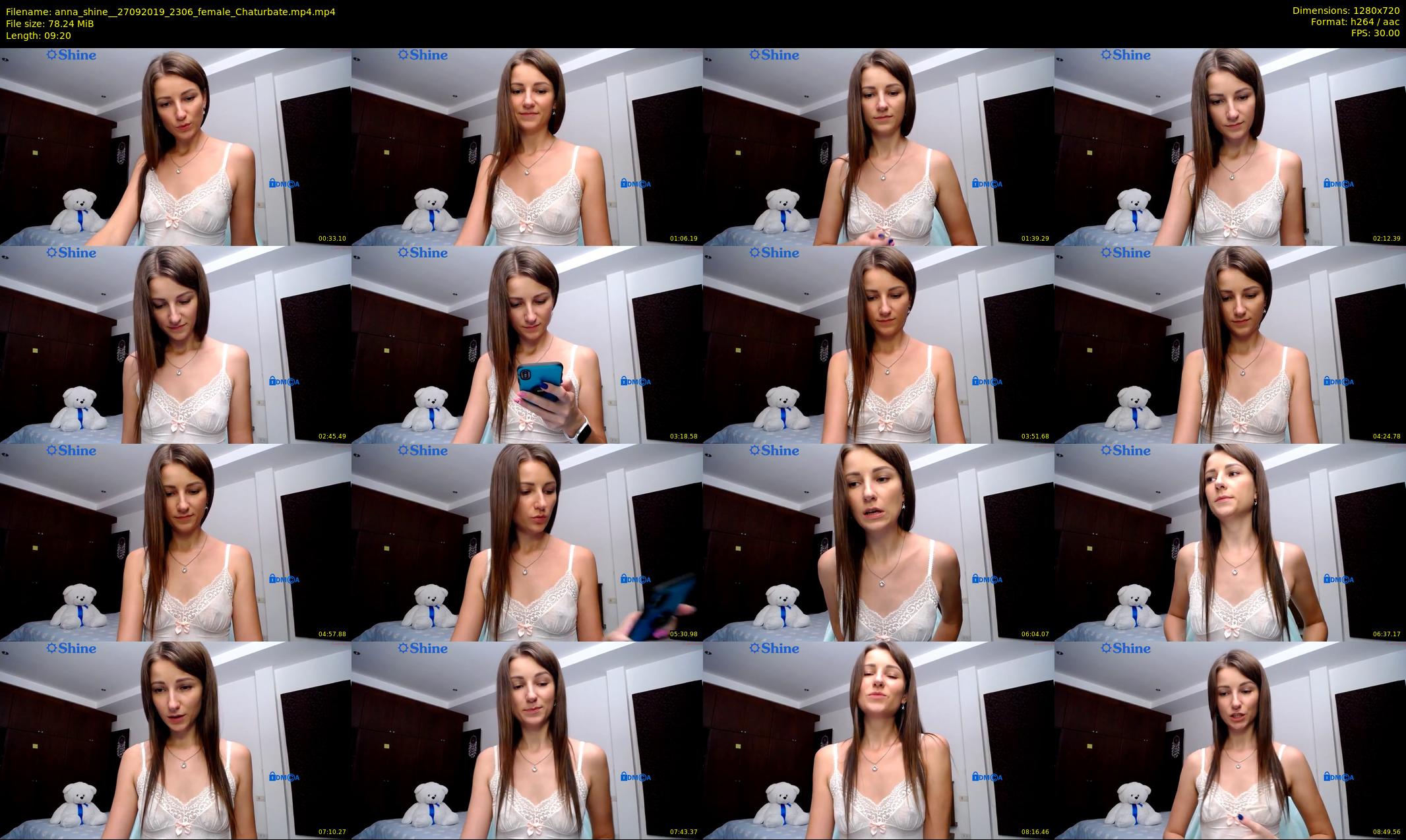 anna_shine_ — 10 minute Chaturbate female cam show recording, 720p, Sep 27, 2019