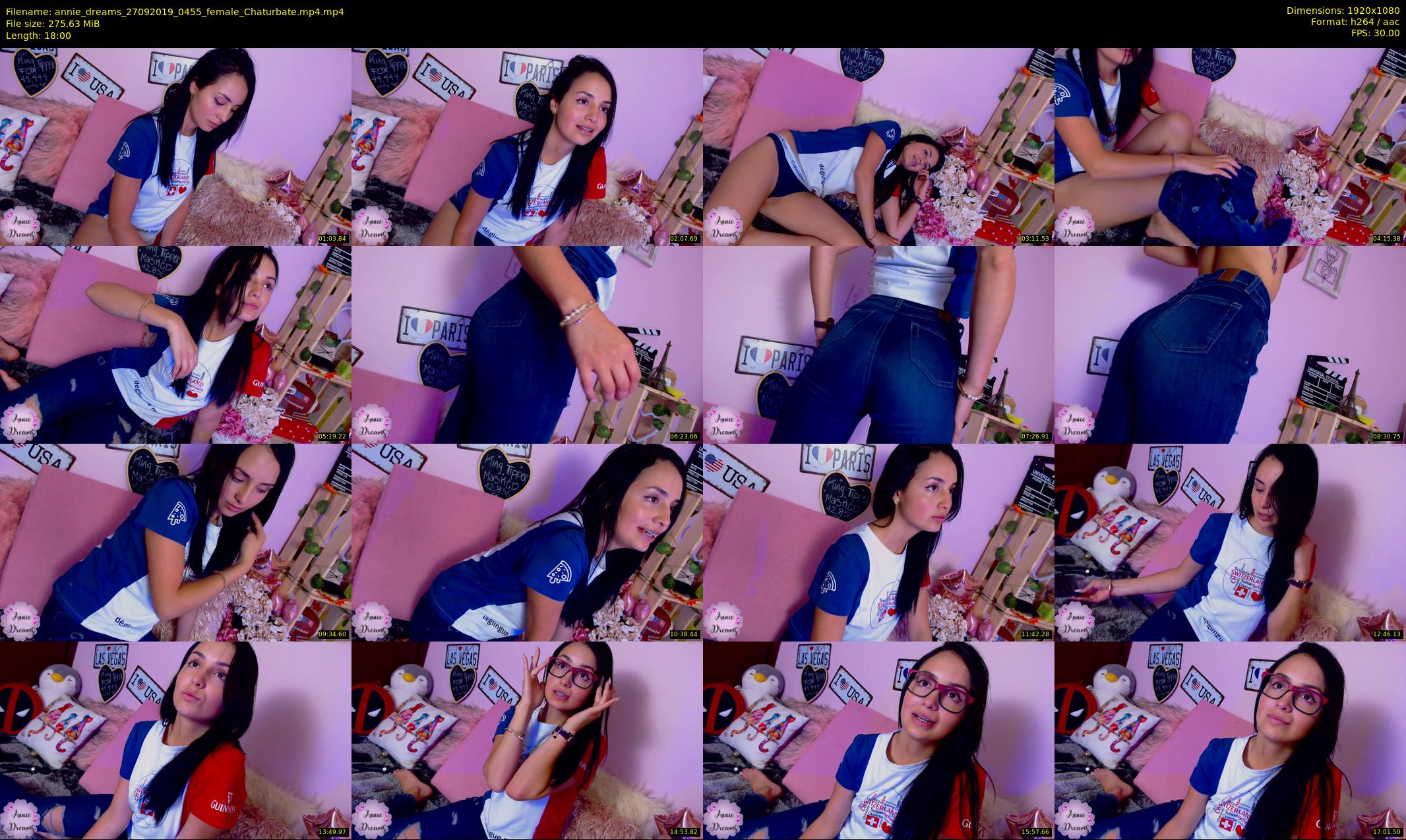 annie_dreams — 18 minute Chaturbate female cam show recording, 1080p, Sep 27, 2019