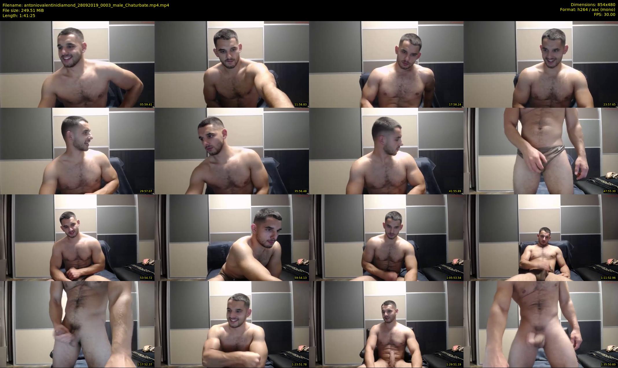 antoniovalentinidiamond — 102 minute Chaturbate male cam show recording, 480p, Sep 28, 2019