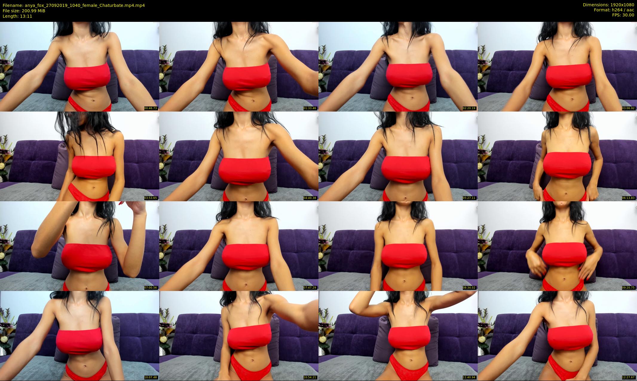 anya_fox — 14 minute Chaturbate female cam show recording, 1080p, Sep 27, 2019