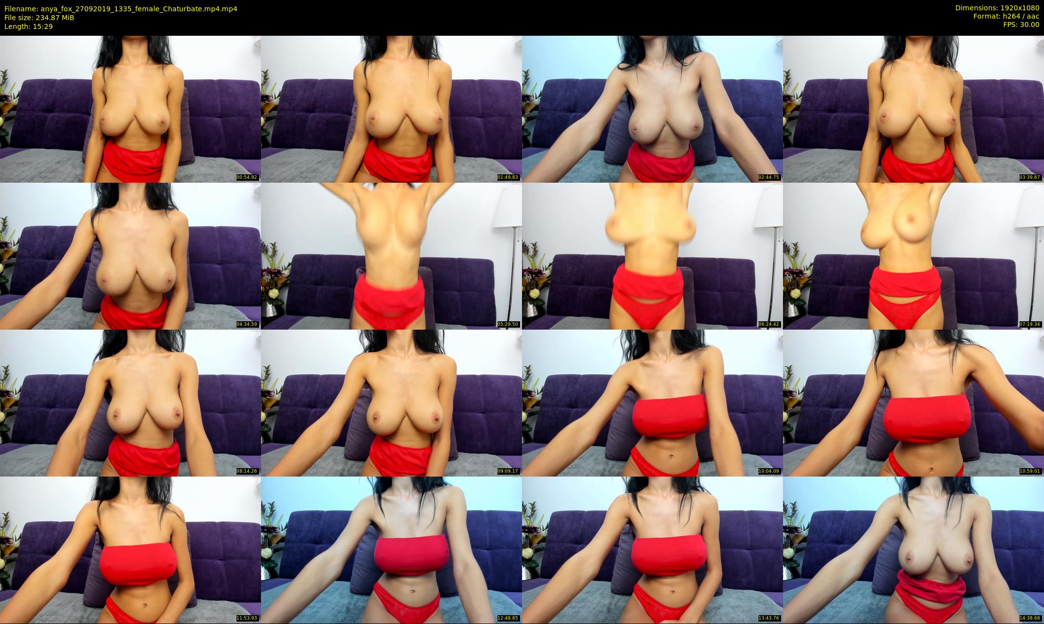 anya_fox — 16 minute Chaturbate female cam show recording, 1080p, Sep 27, 2019