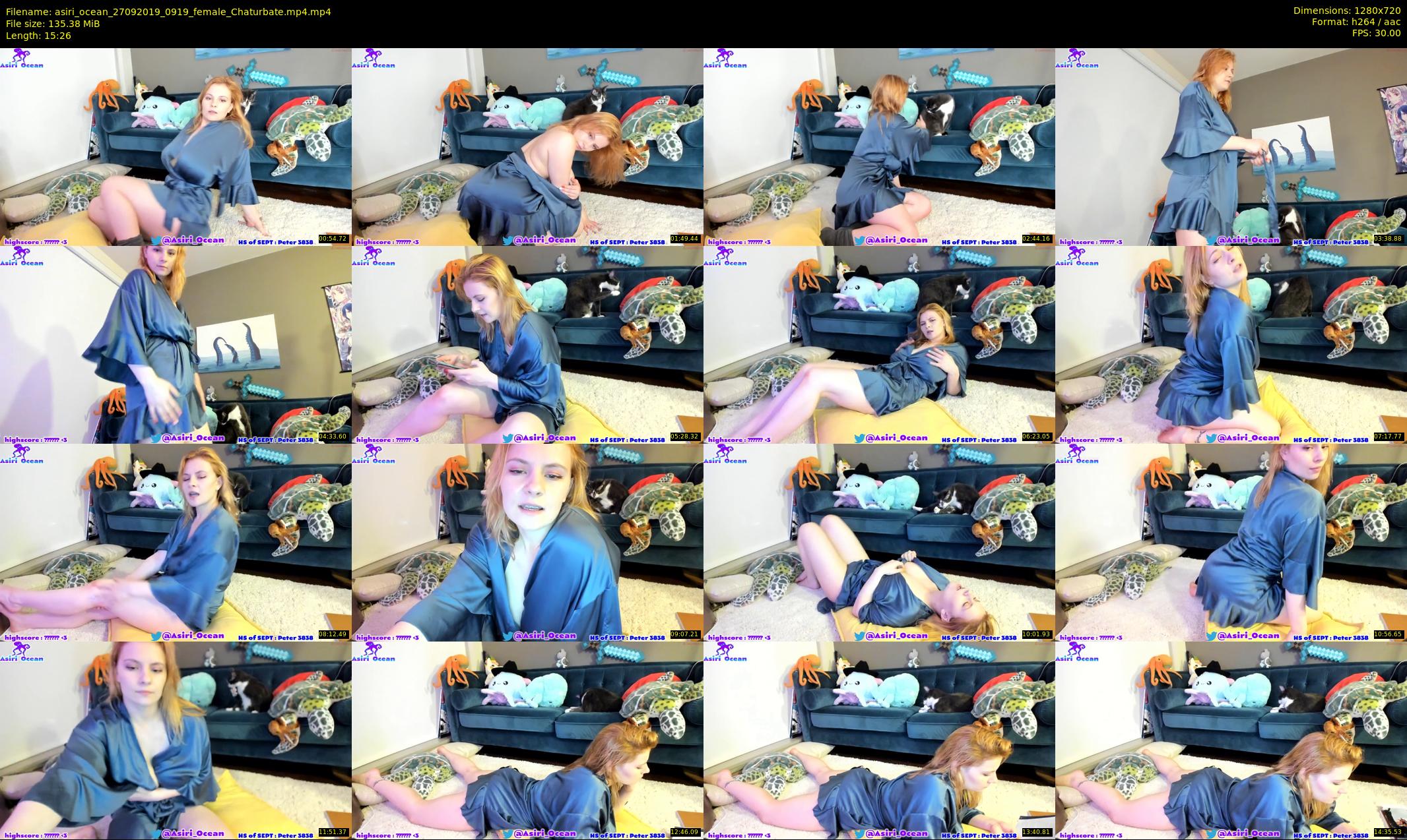 asiri_ocean — 16 minute Chaturbate female cam show recording, 720p, Sep 27, 2019