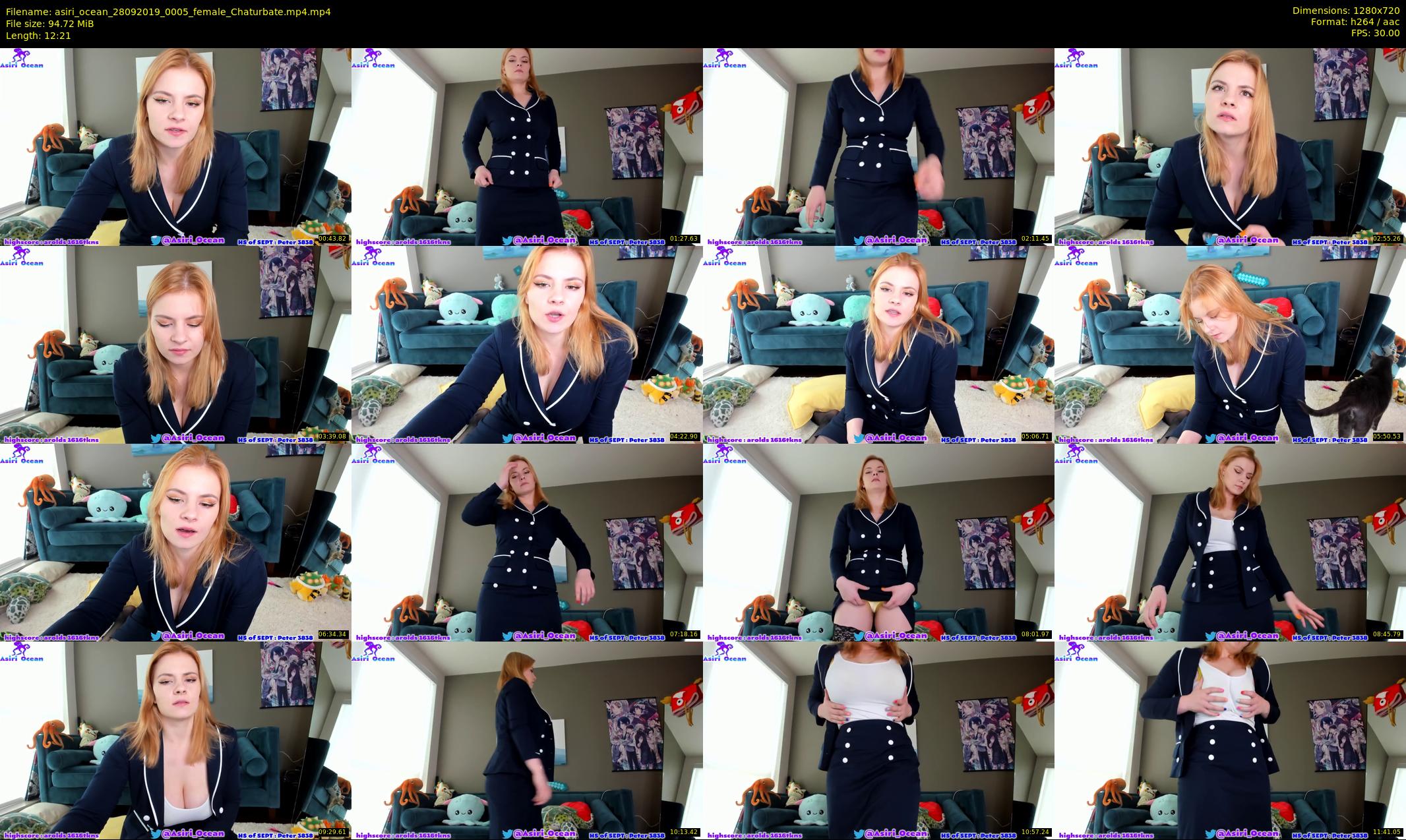 asiri_ocean — 13 minute Chaturbate female cam show recording, 720p, Sep 28, 2019