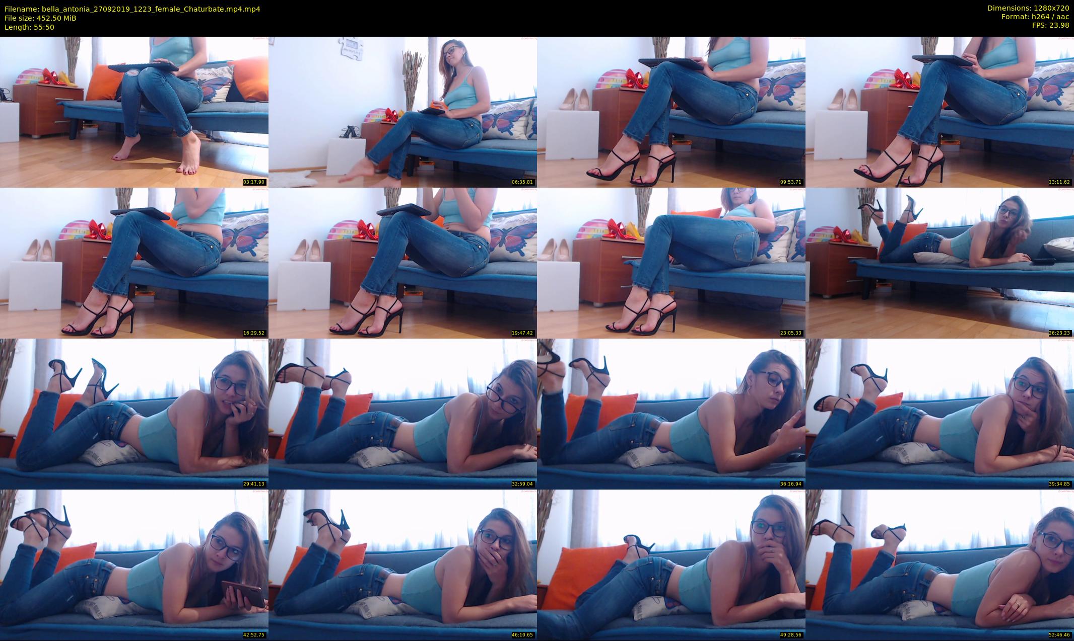 bella_antonia — 56 minute Chaturbate female cam show recording, 720p, Sep 27, 2019