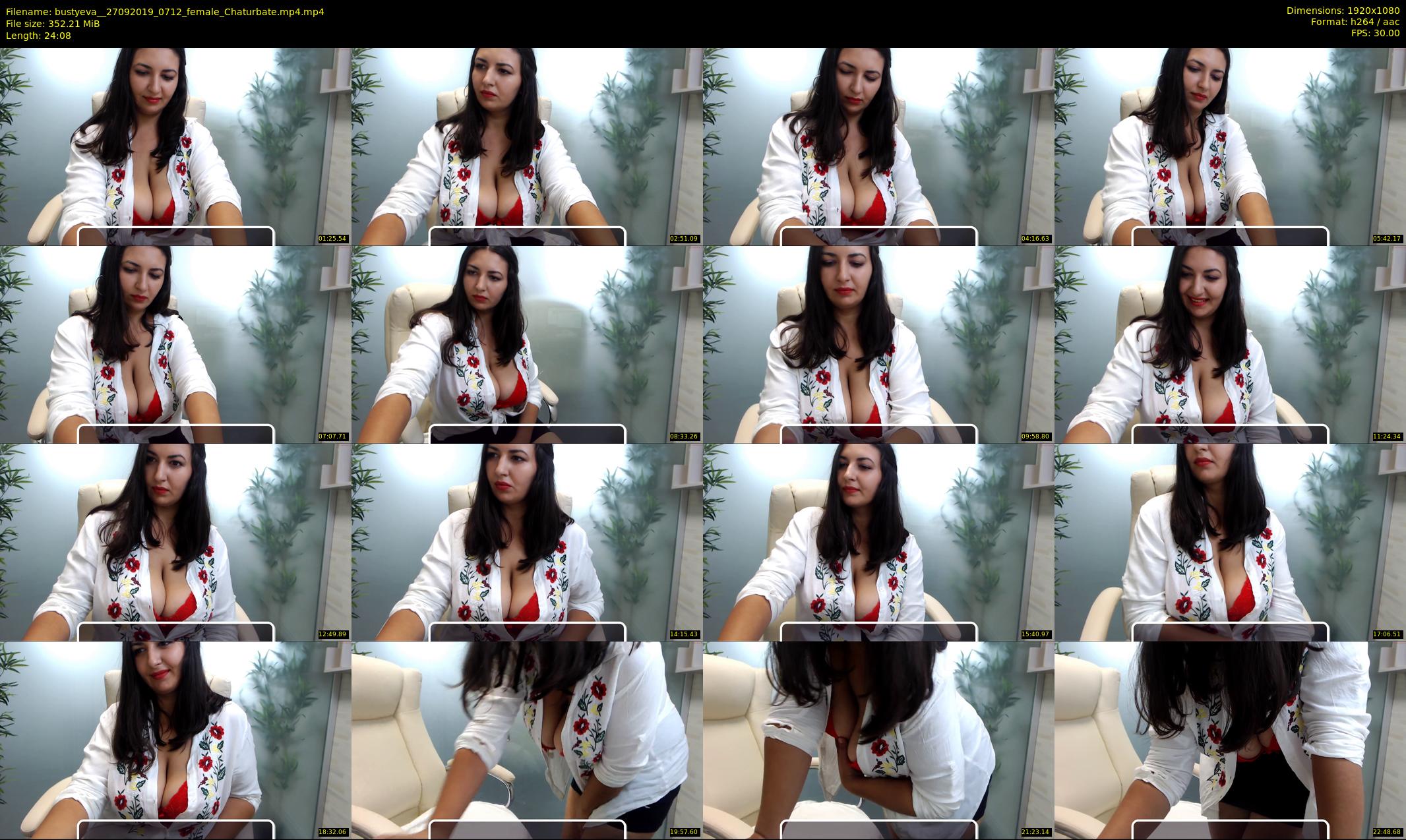 bustyeva_ — 25 minute Chaturbate female cam show recording, 1080p, Sep 27, 2019