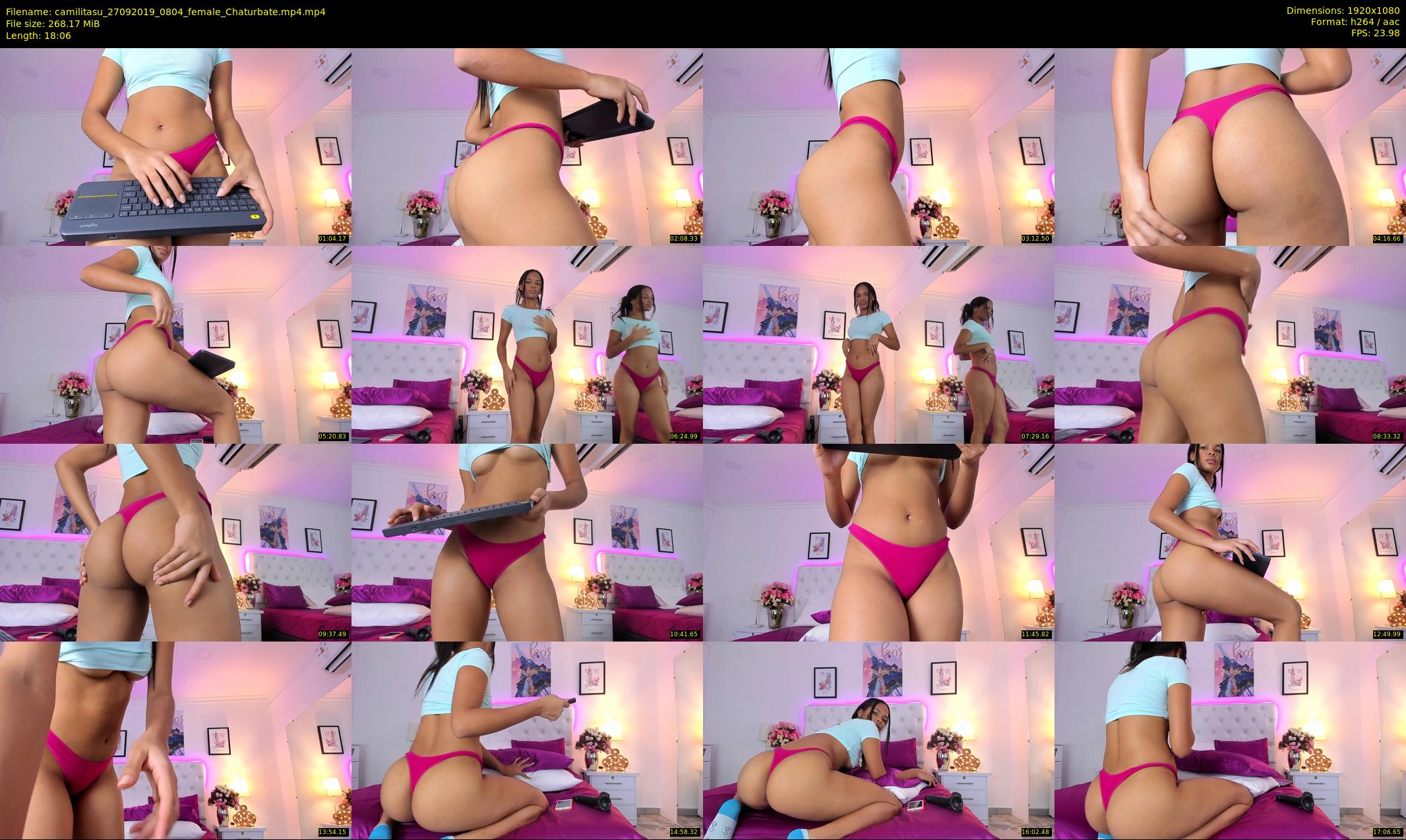 camilitasu — 19 minute Chaturbate female cam show recording, 1080p, Sep 27, 2019