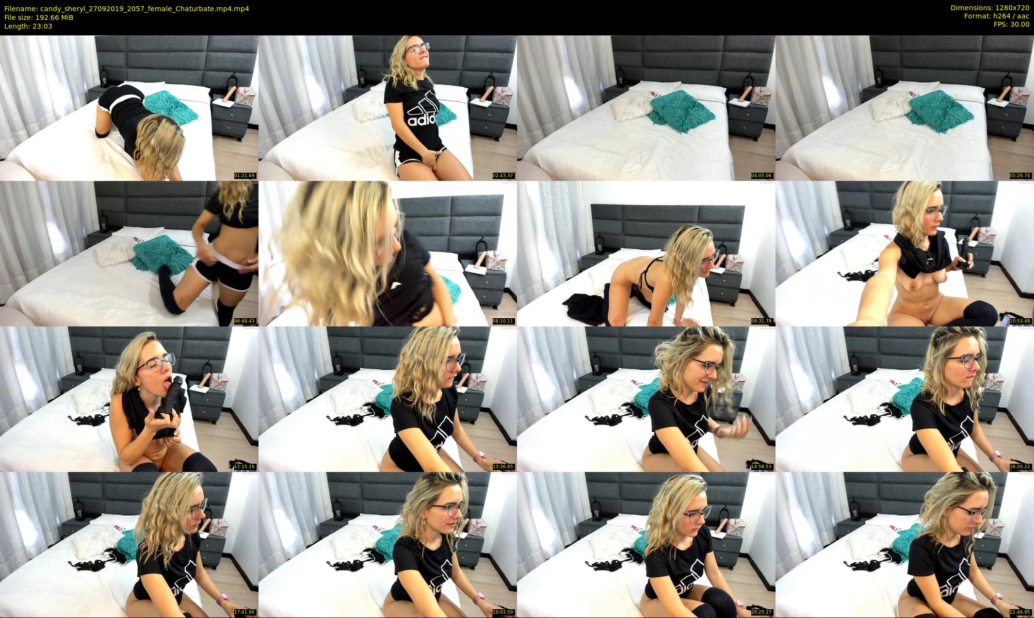 candy_sheryl — 24 minute Chaturbate female cam show recording, 720p, Sep 27, 2019