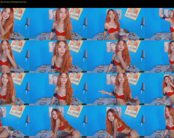 candyred88 — 6 minute Chaturbate female cam show recording, 720p, Sep 28, 2019