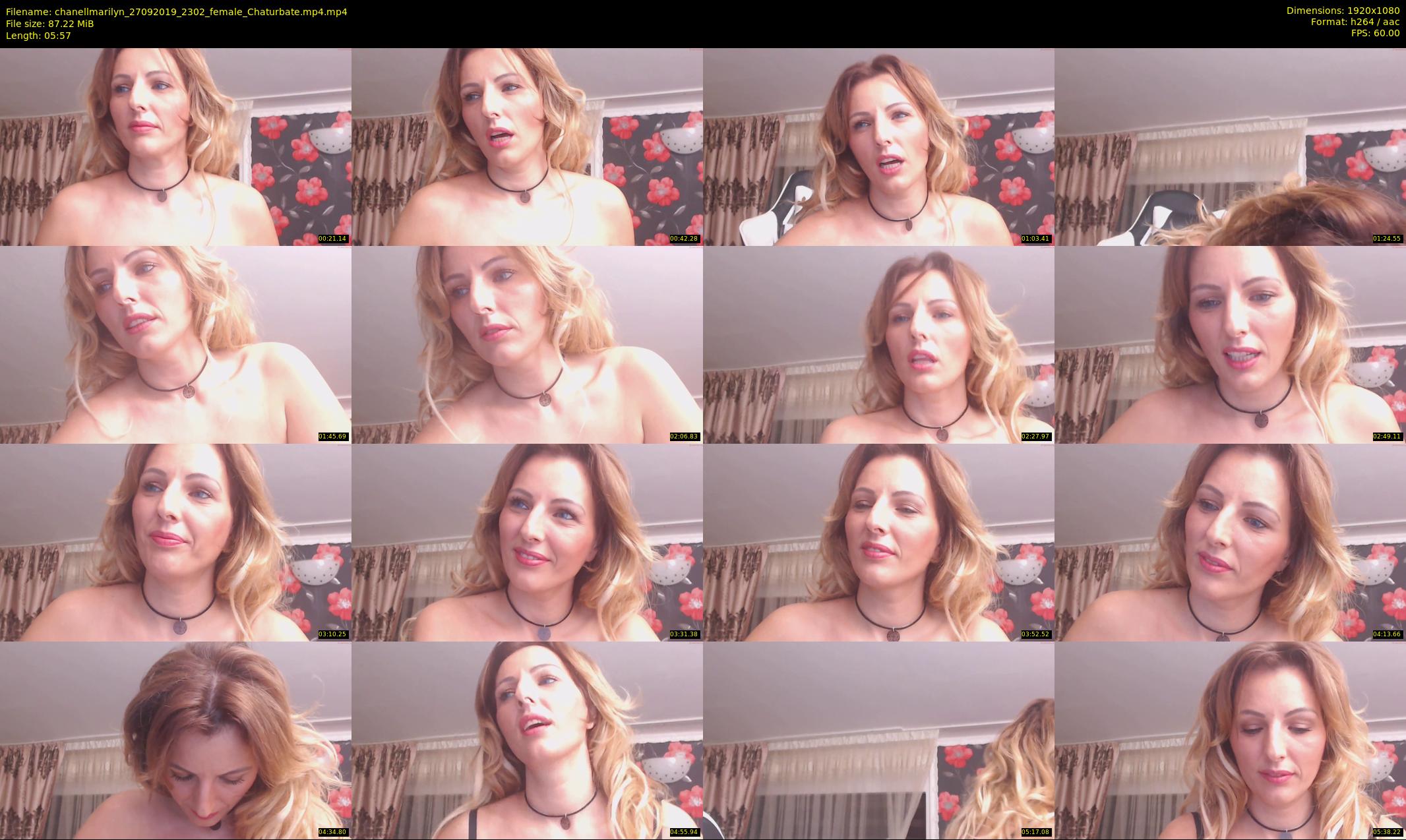 chanellmarilyn — 6 minute Chaturbate female cam show recording, 1080p, Sep 27, 2019