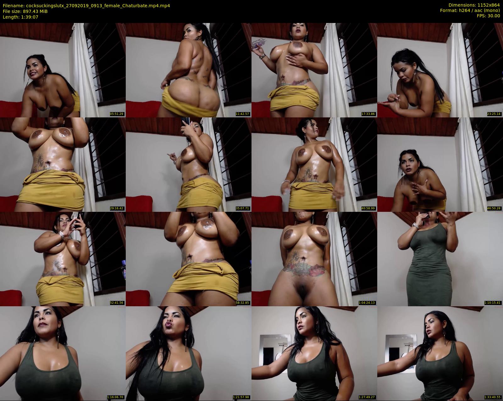 cocksuckingslutx — 100 minute Chaturbate female cam show recording, 720p, Sep 27, 2019
