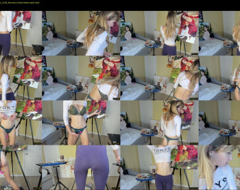cutiepainter — 147 minute Chaturbate female cam show recording, 720p, Sep 27, 2019