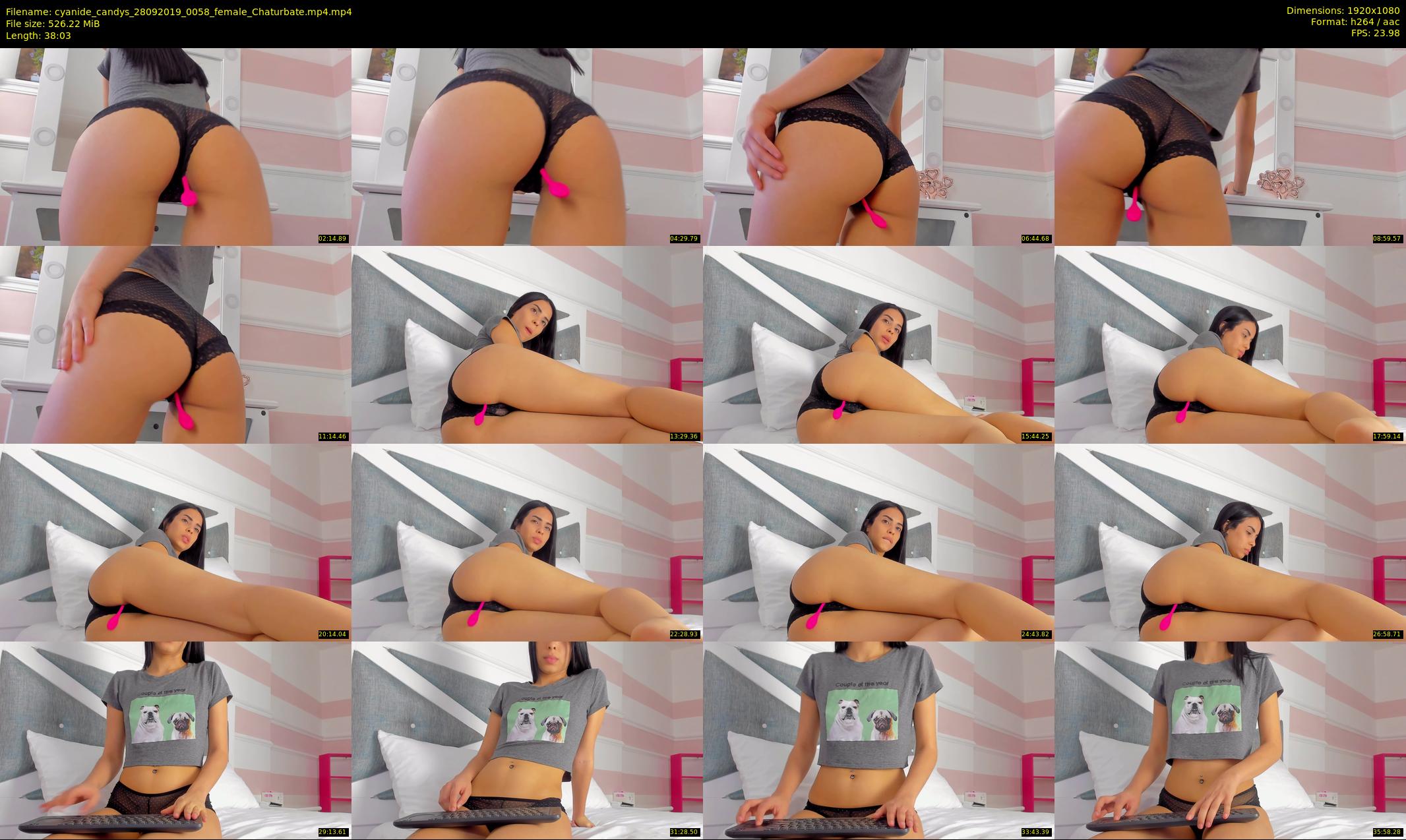 cyanide_candys — 39 minute Chaturbate female cam show recording, 1080p, Sep 28, 2019