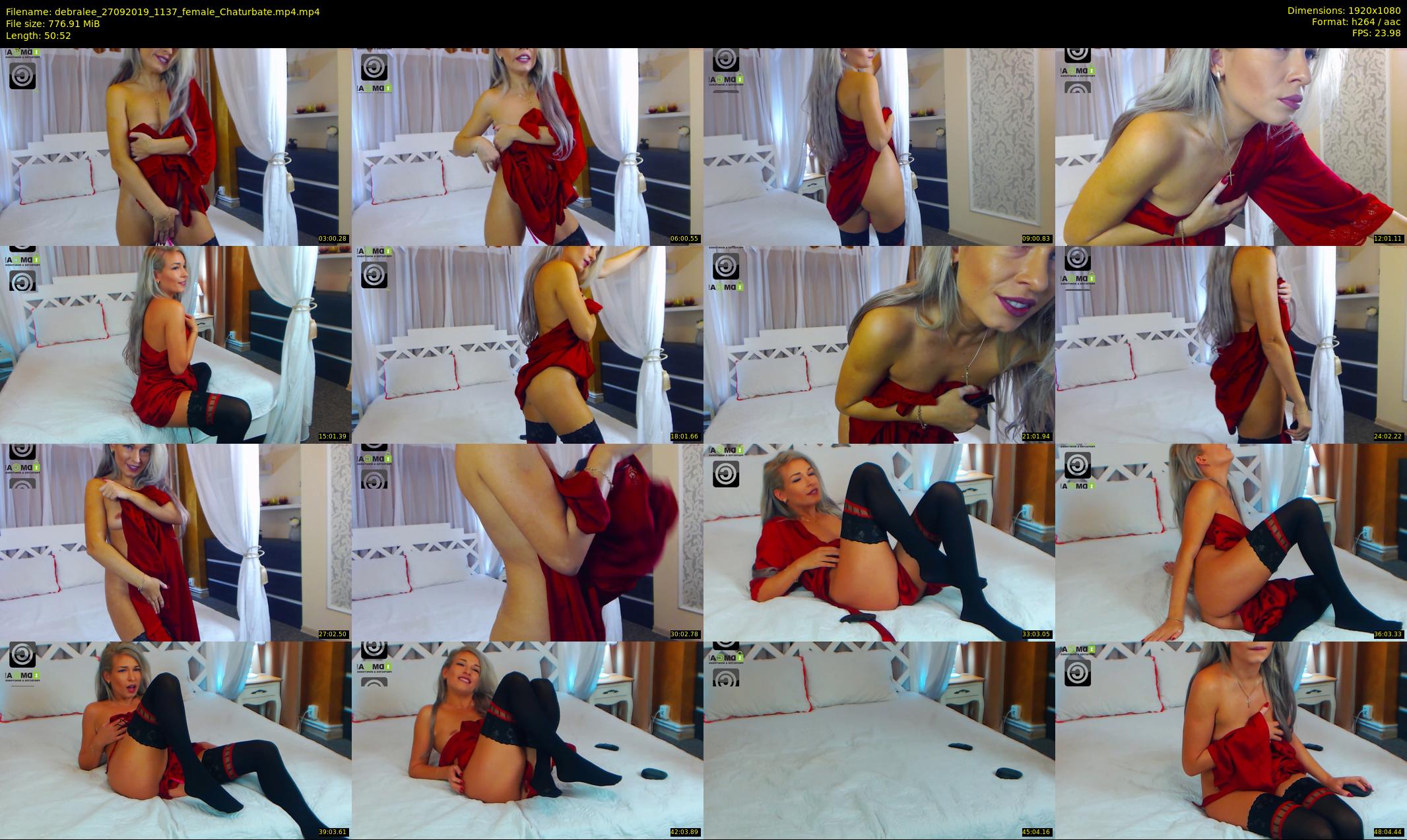 debralee — 51 minute Chaturbate female cam show recording, 1080p, Sep 27, 2019