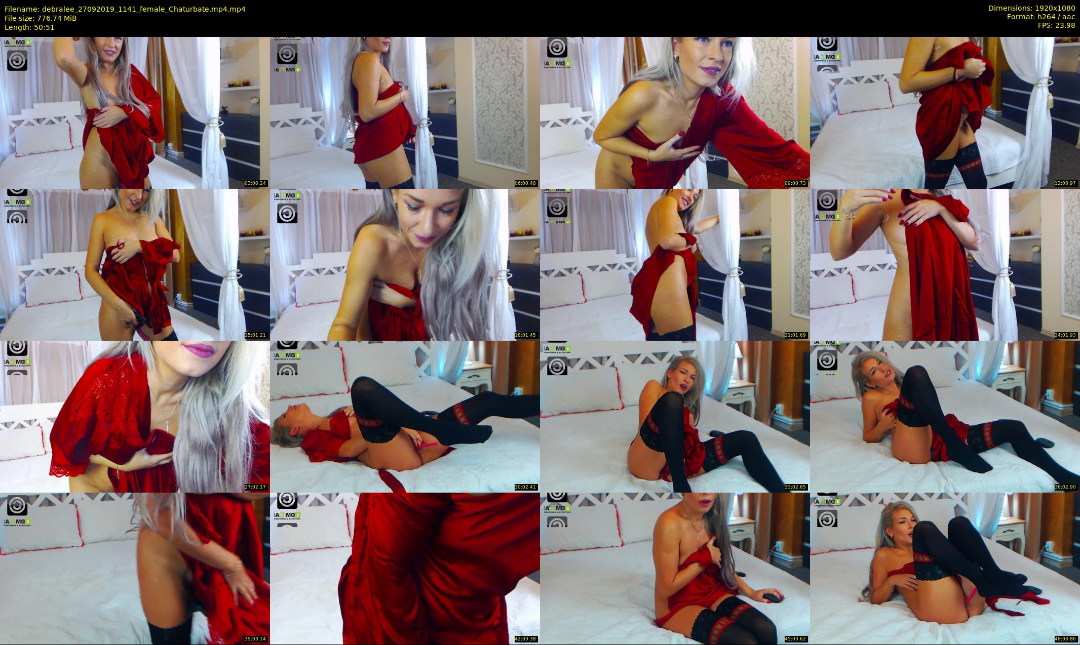debralee — 51 minute Chaturbate female cam show recording, 1080p, Sep 27, 2019