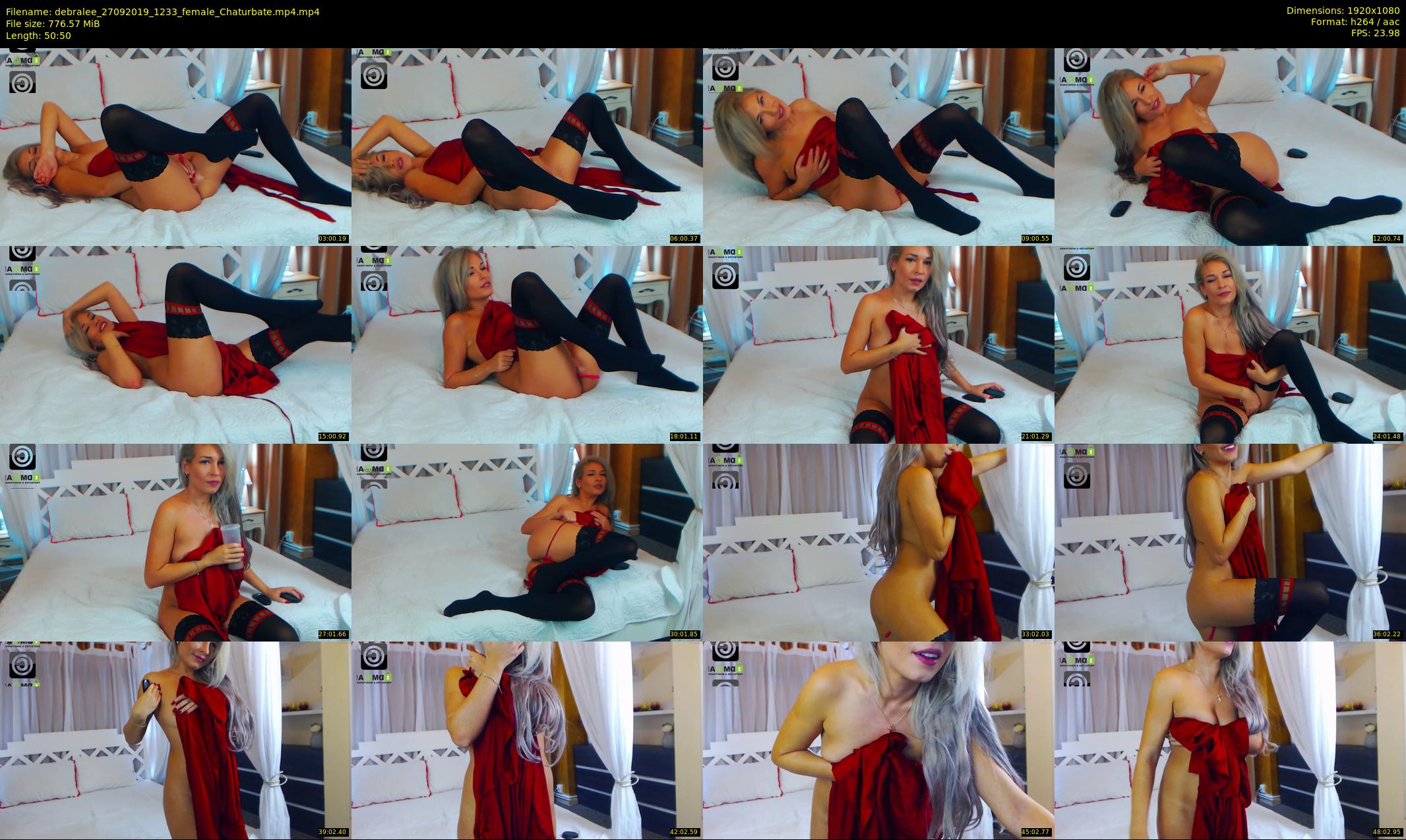debralee — 51 minute Chaturbate female cam show recording, 1080p, Sep 27, 2019