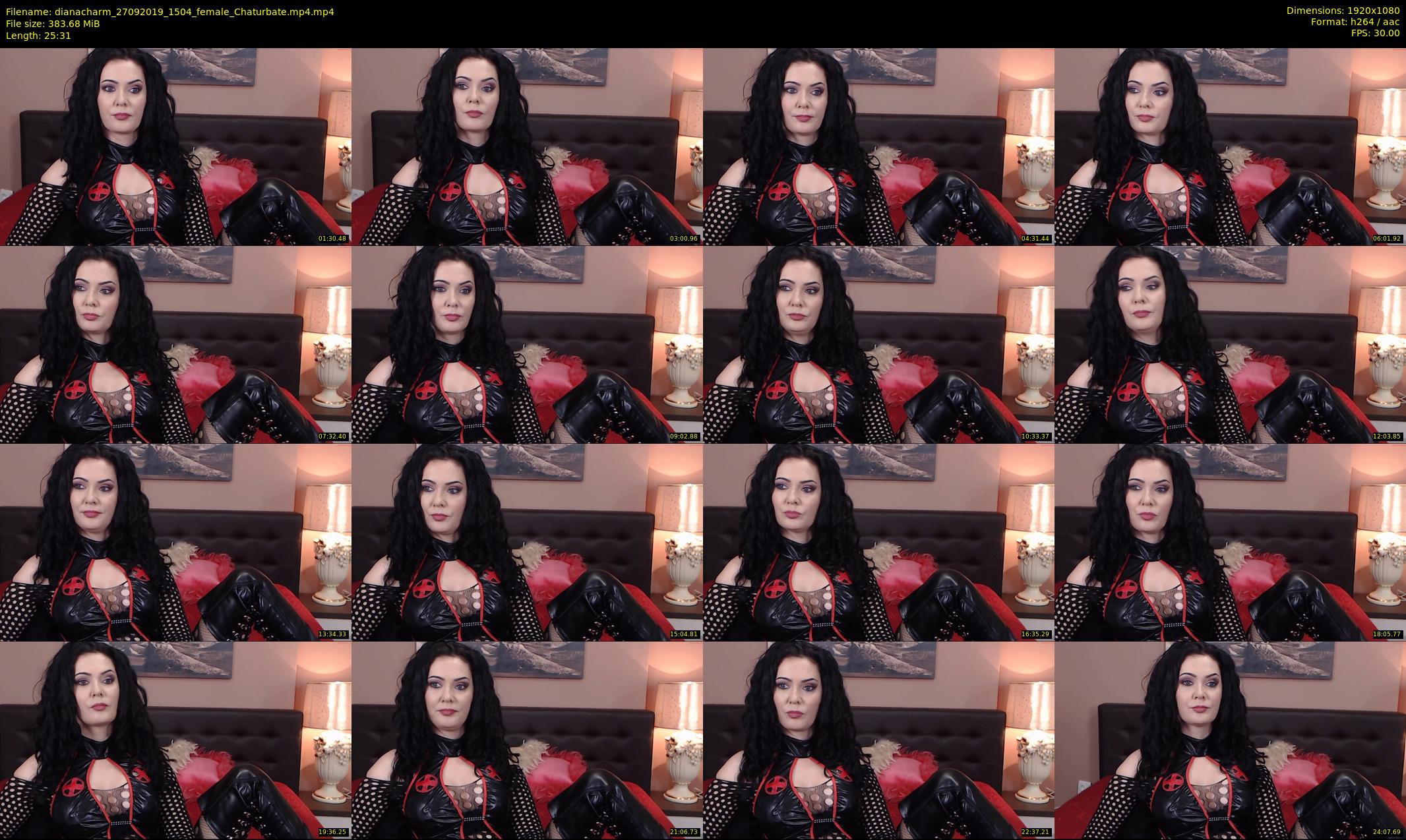 dianacharm — 26 minute Chaturbate female cam show recording, 1080p, Sep 27, 2019