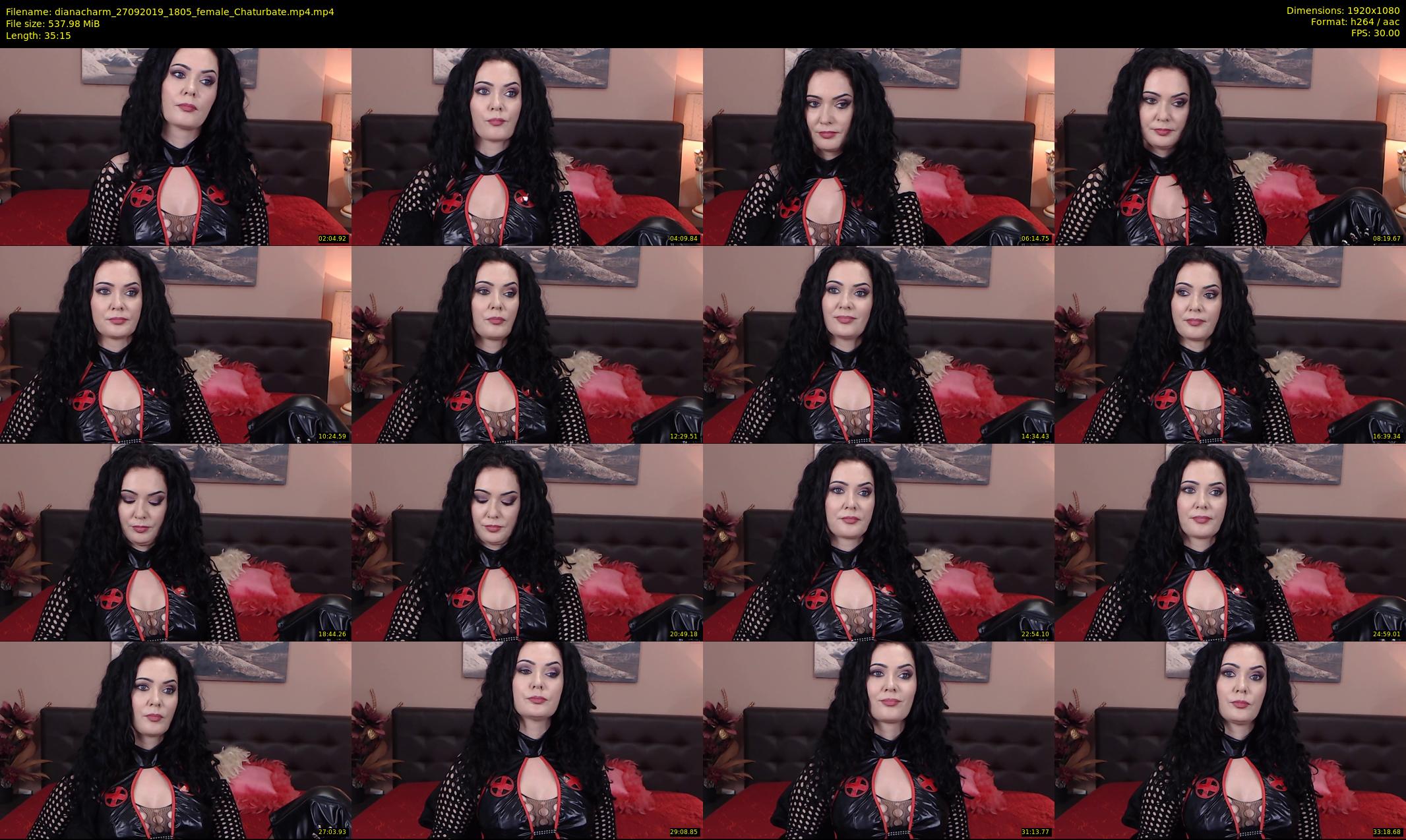 dianacharm — 36 minute Chaturbate female cam show recording, 1080p, Sep 27, 2019