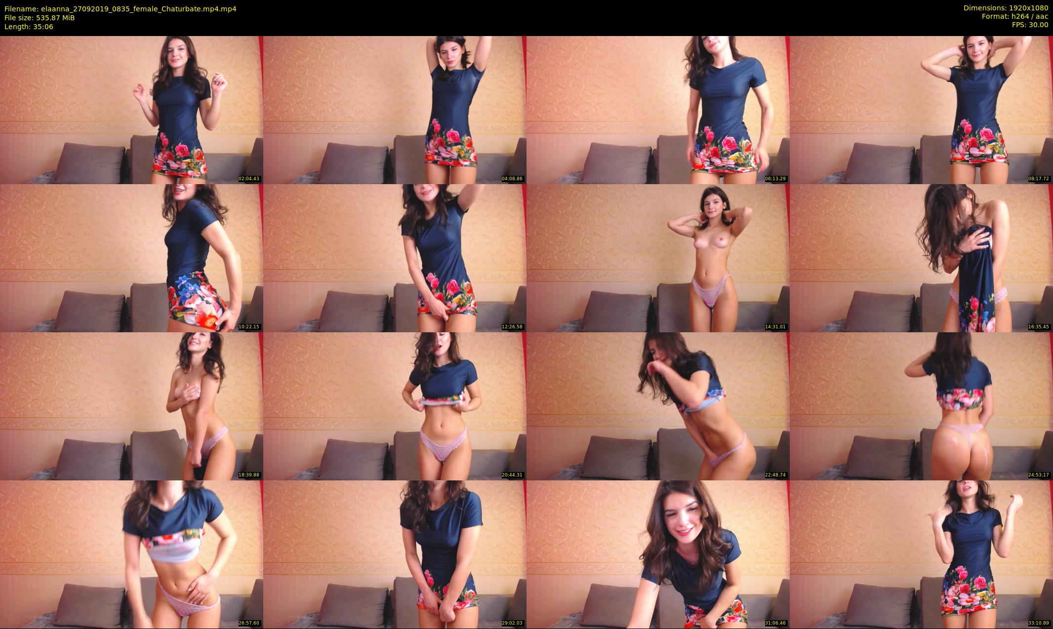 elaanna — 36 minute Chaturbate female cam show recording, 1080p, Sep 27, 2019