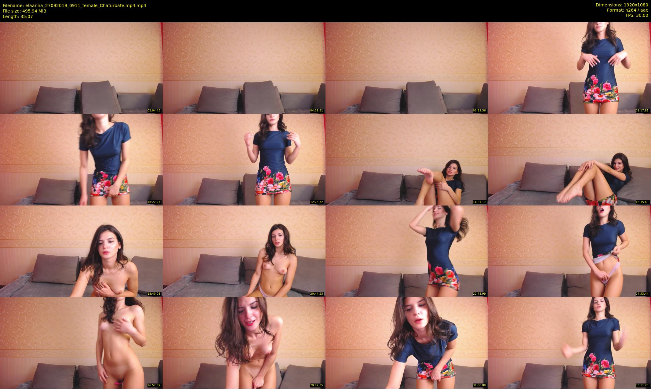 elaanna — 36 minute Chaturbate female cam show recording, 1080p, Sep 27, 2019