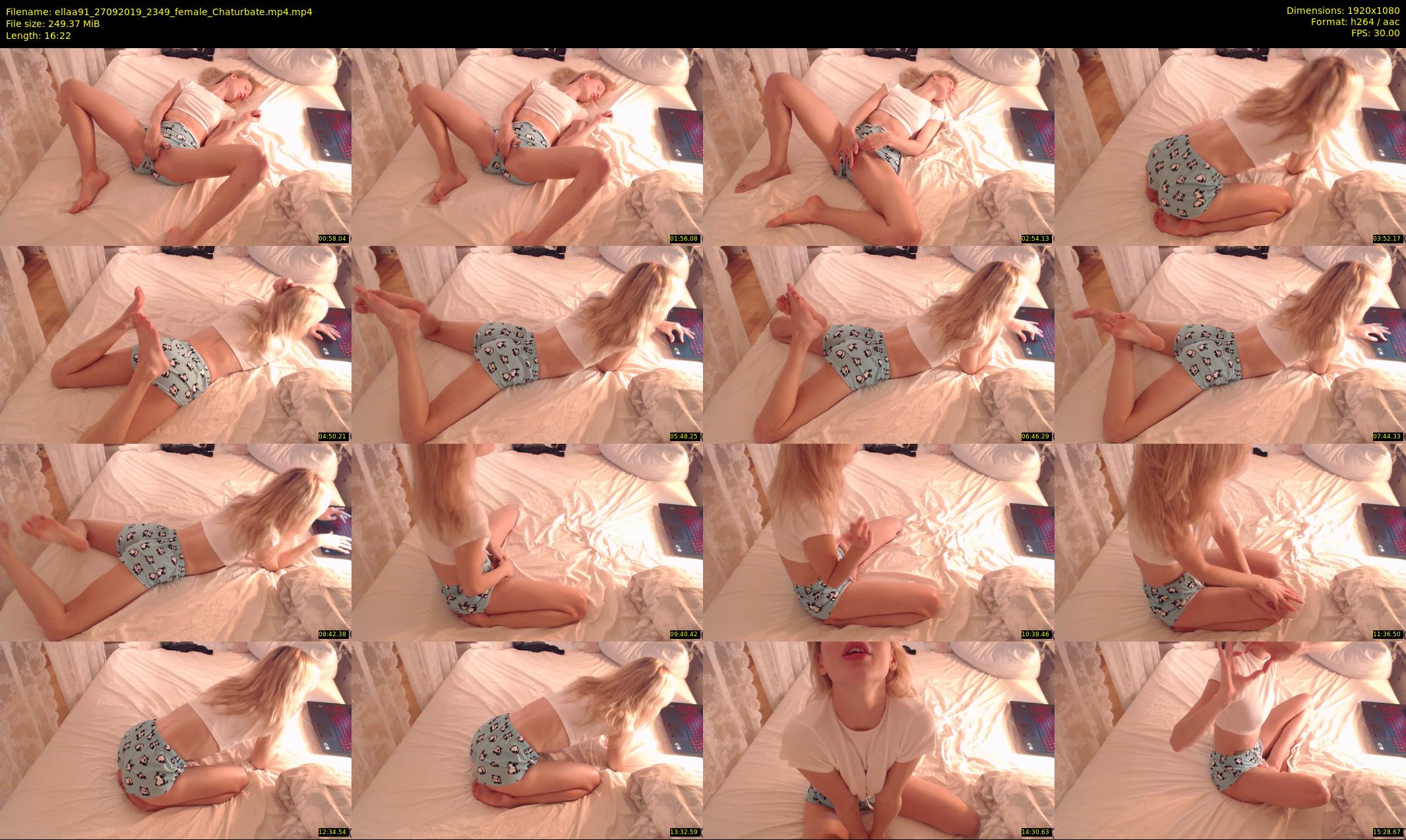 ellaa91 — 17 minute Chaturbate female cam show recording, 1080p, Sep 27, 2019
