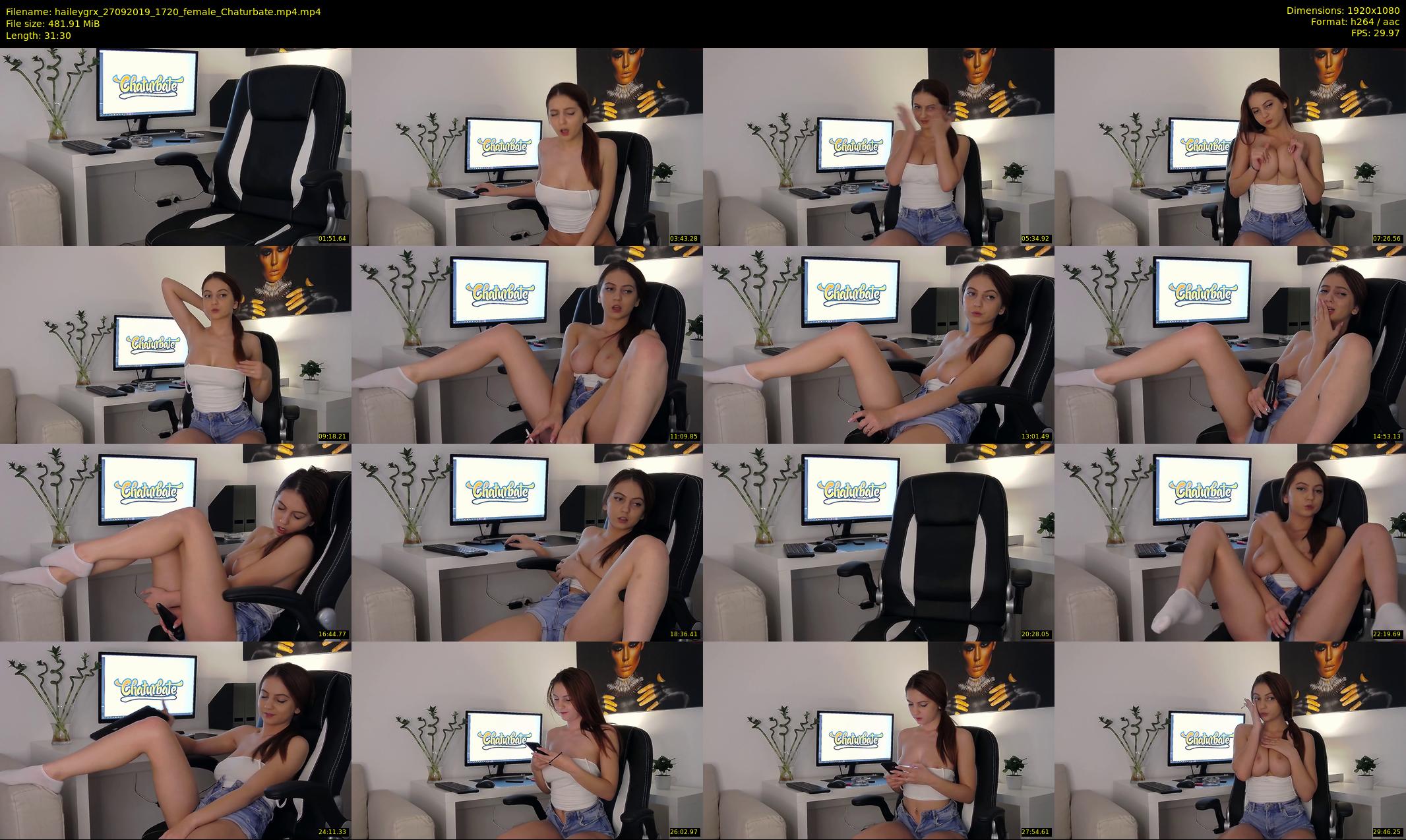 haileygrx — 32 minute Chaturbate female cam show recording, 1080p, Sep 27, 2019
