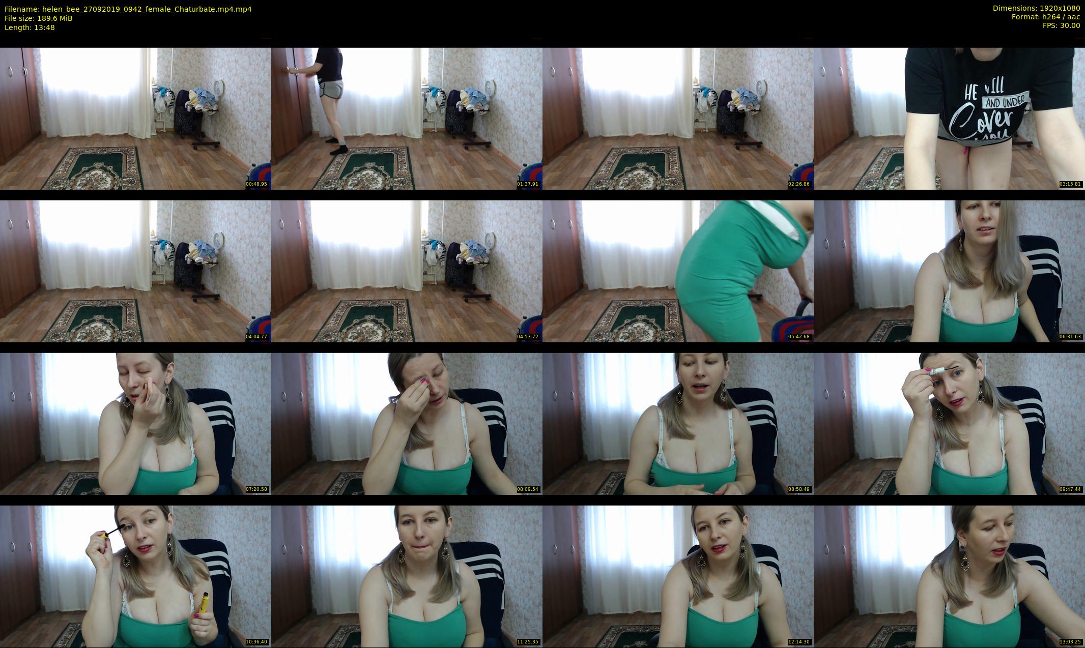helen_bee — 14 minute Chaturbate female cam show recording, 1080p, Sep 27, 2019