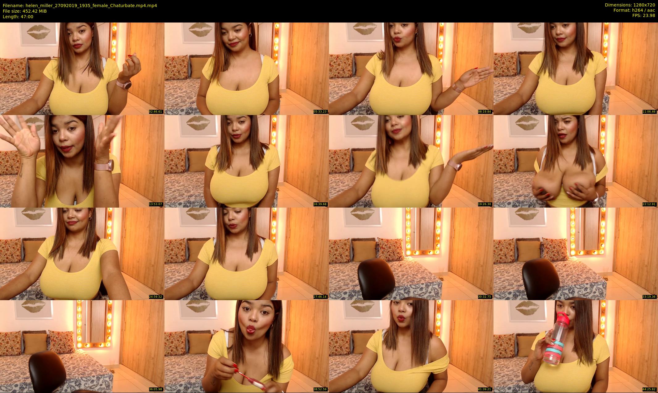 helen_miller — 47 minute Chaturbate female cam show recording, 720p, Sep 27, 2019