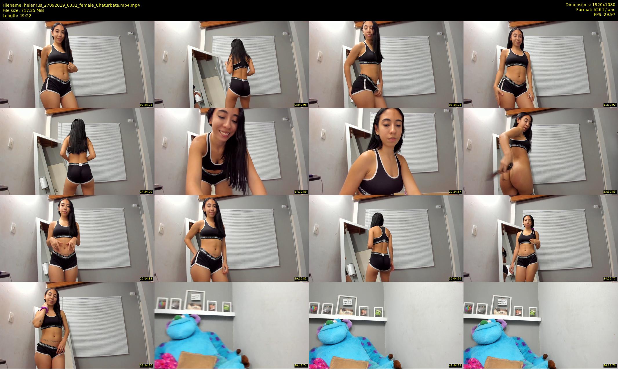 helenrus — 50 minute Chaturbate female cam show recording, 1080p, Sep 27, 2019