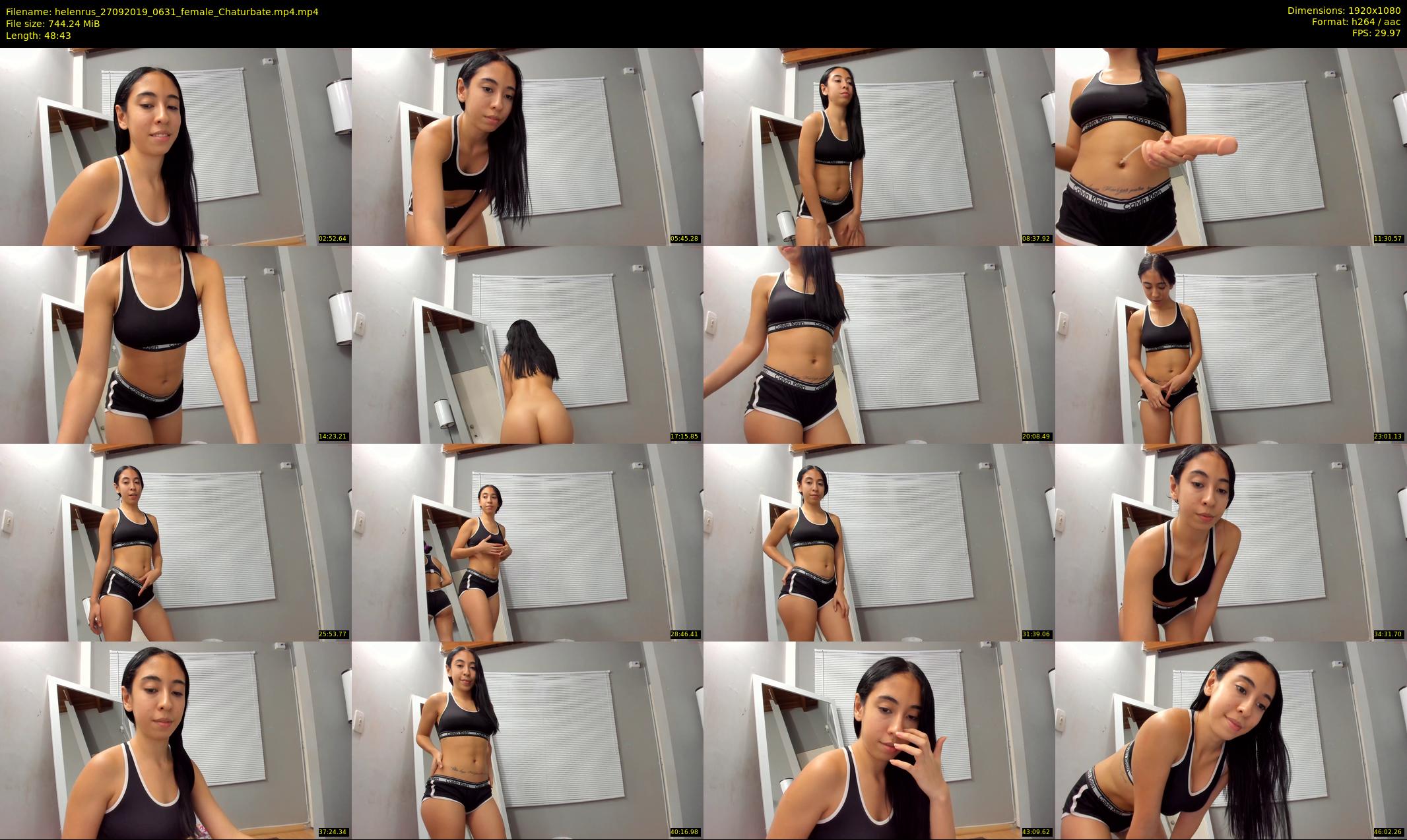 helenrus — 49 minute Chaturbate female cam show recording, 1080p, Sep 27, 2019
