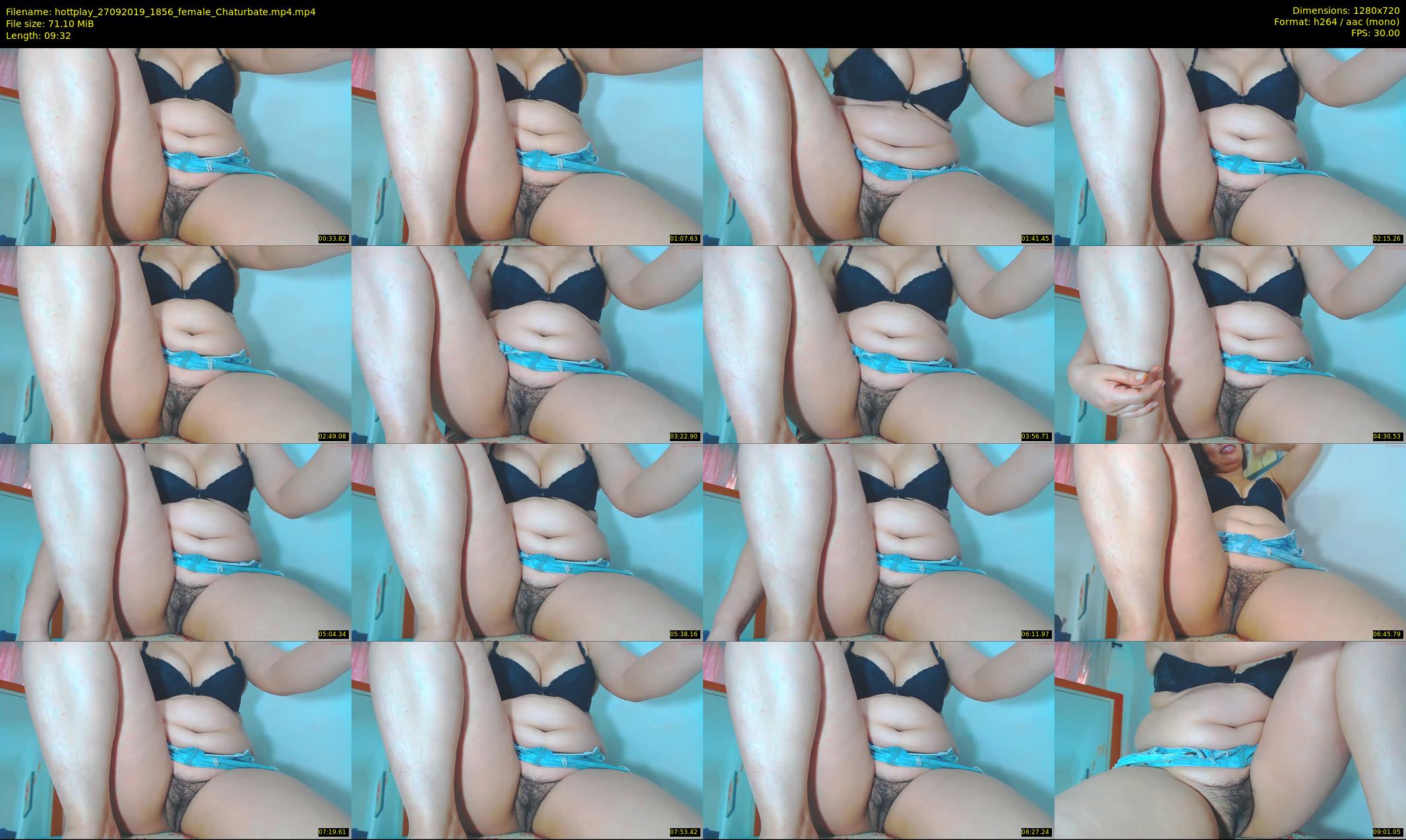 hottplay — 10 minute Chaturbate female cam show recording, 720p, Sep 27, 2019