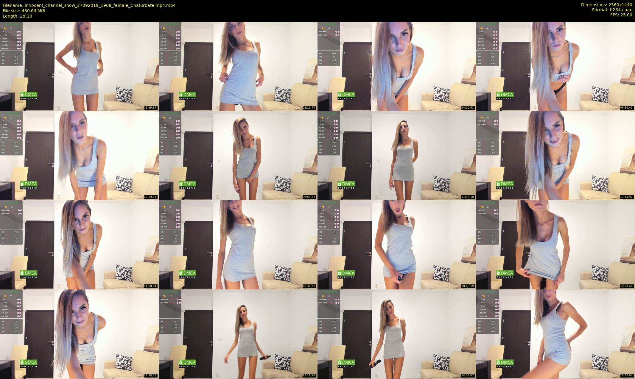 innocent_channel_show — 29 minute Chaturbate female cam show recording, 1080p, Sep 27, 2019
