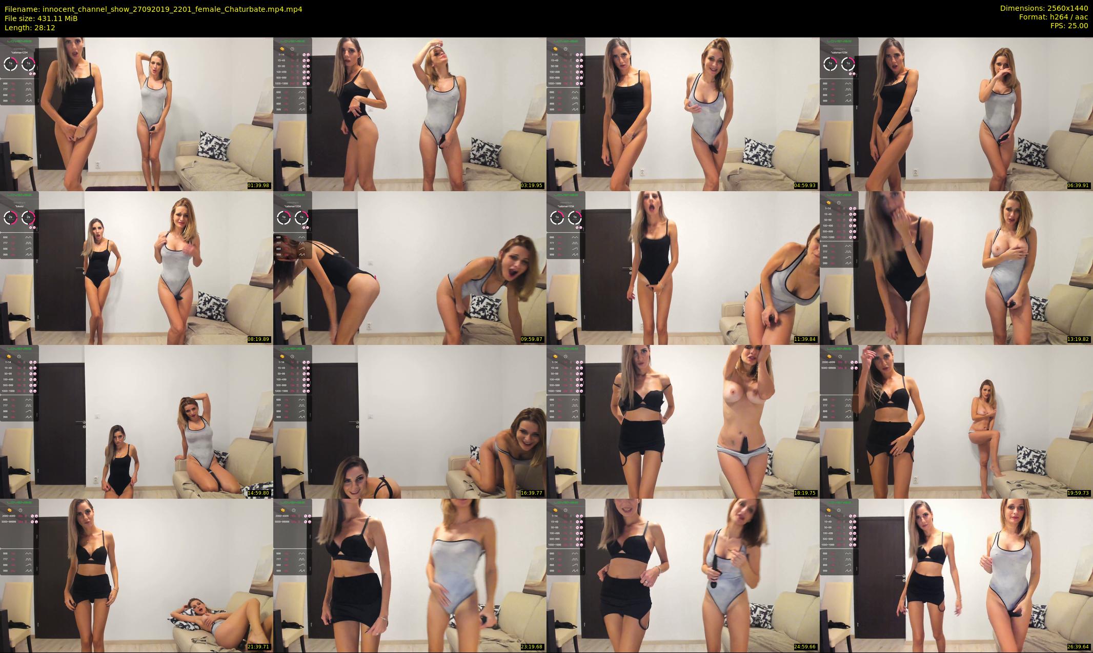 innocent_channel_show — 29 minute Chaturbate female cam show recording, 1080p, Sep 27, 2019