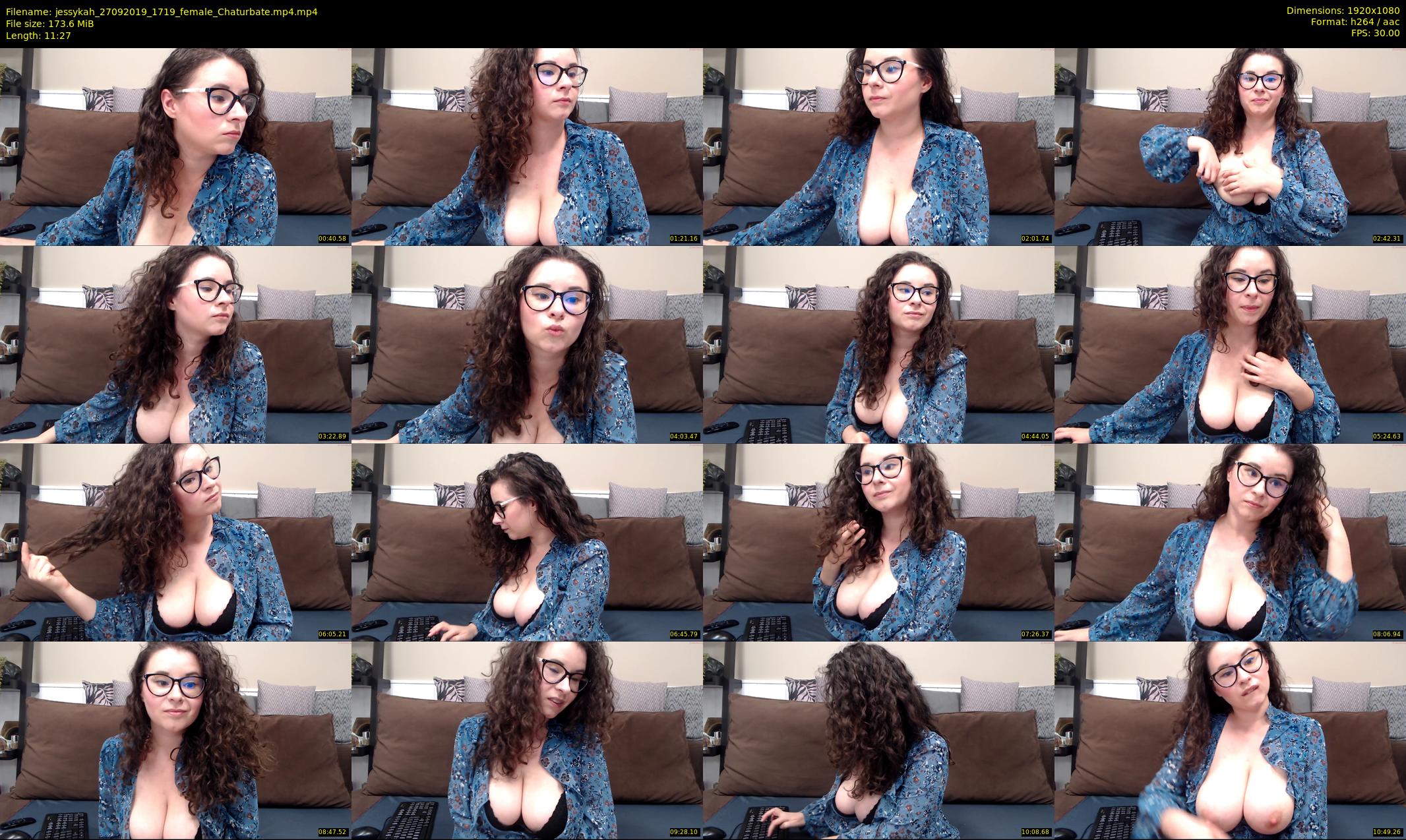 jessykah — 12 minute Chaturbate female cam show recording, 1080p, Sep 27, 2019