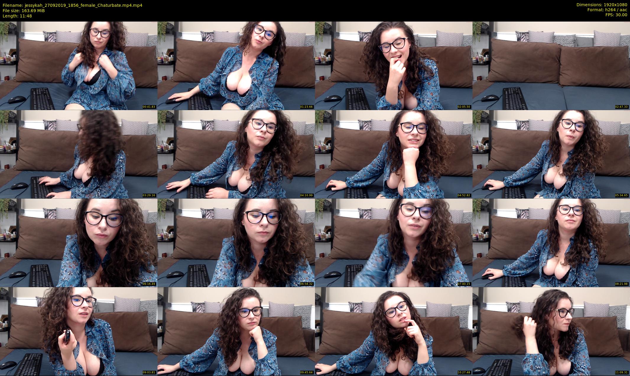 jessykah — 12 minute Chaturbate female cam show recording, 1080p, Sep 27, 2019