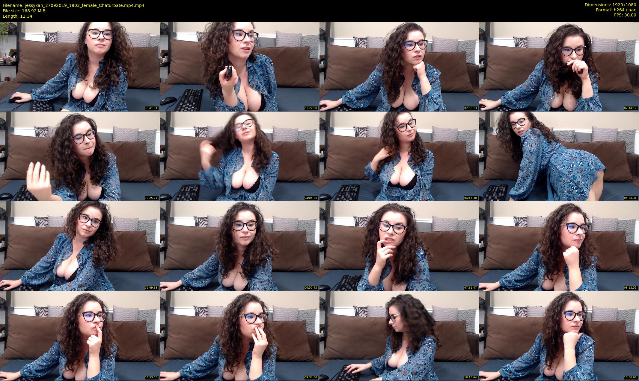 jessykah — 12 minute Chaturbate female cam show recording, 1080p, Sep 27, 2019