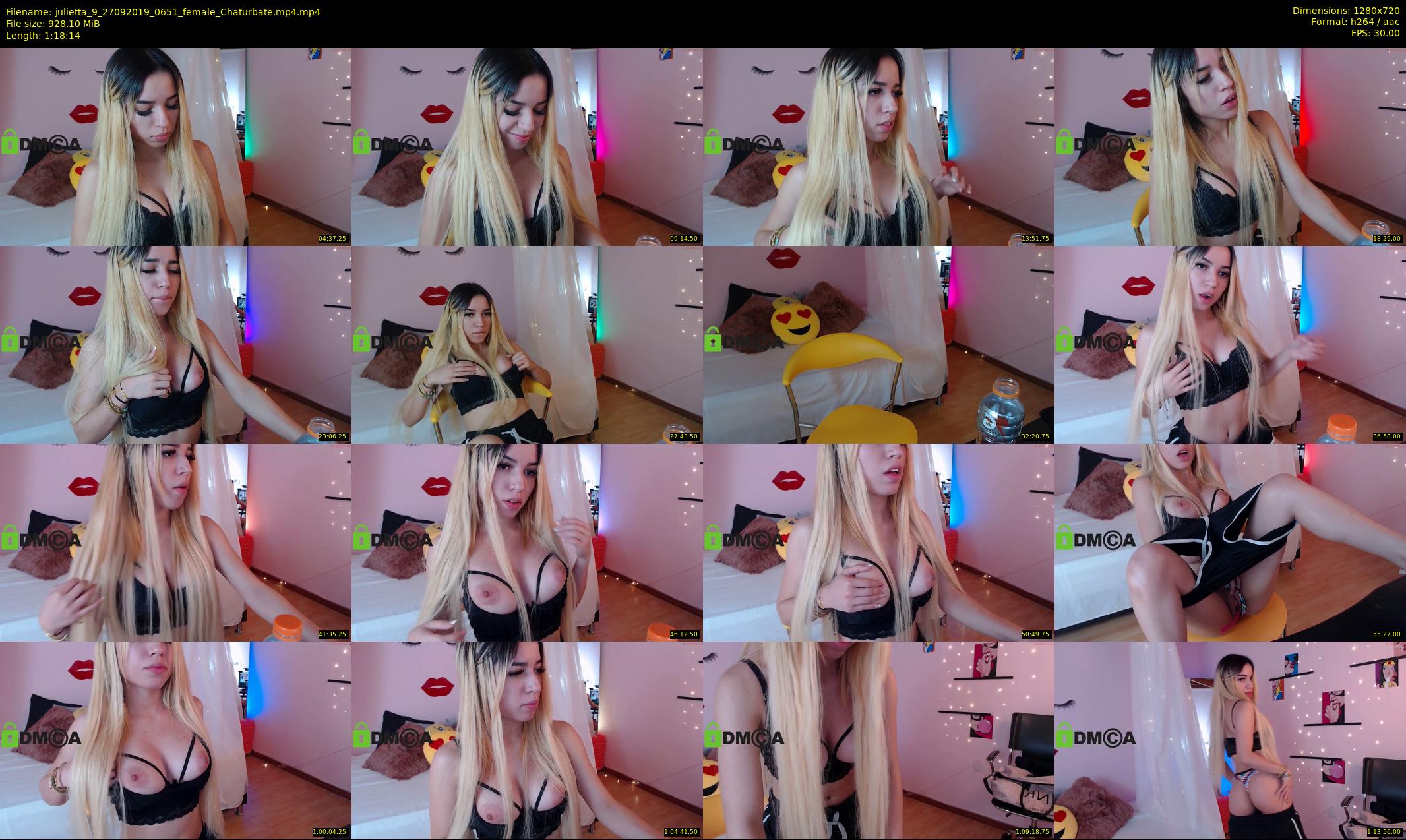 julietta_9 — 79 minute Chaturbate female cam show recording, 720p, Sep 27, 2019