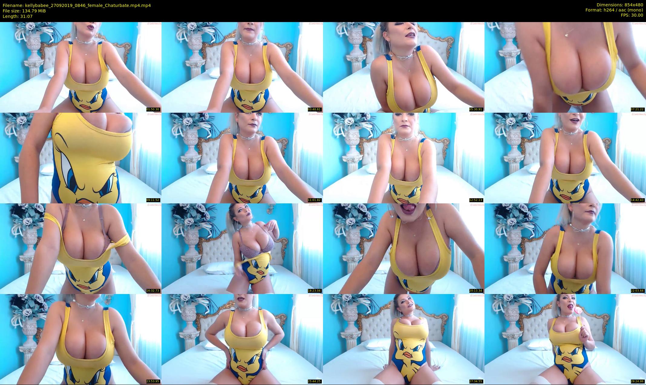 kellybabee — 32 minute Chaturbate female cam show recording, 480p, Sep 27, 2019