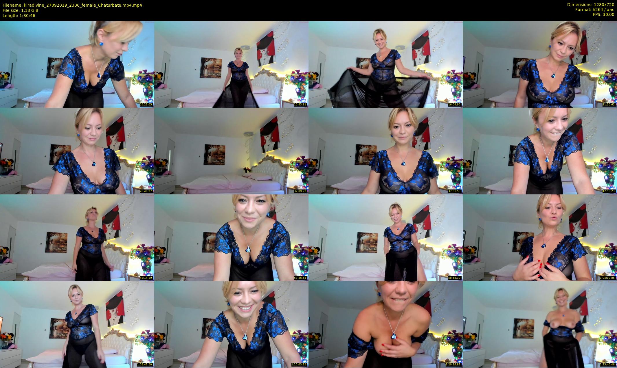 kiradivine — 91 minute Chaturbate female cam show recording, 720p, Sep 27, 2019