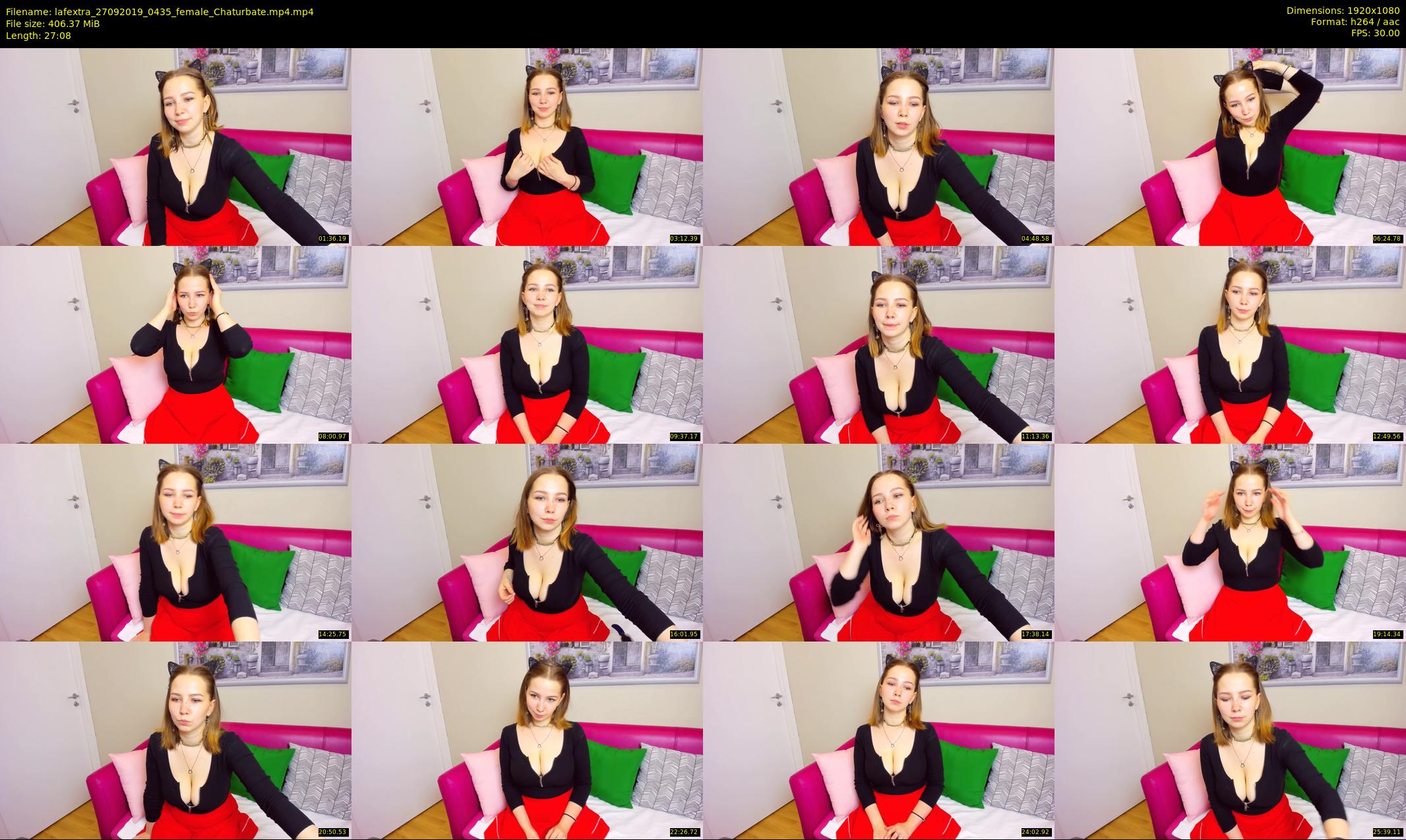 lafextra — 28 minute Chaturbate female cam show recording, 1080p, Sep 27, 2019